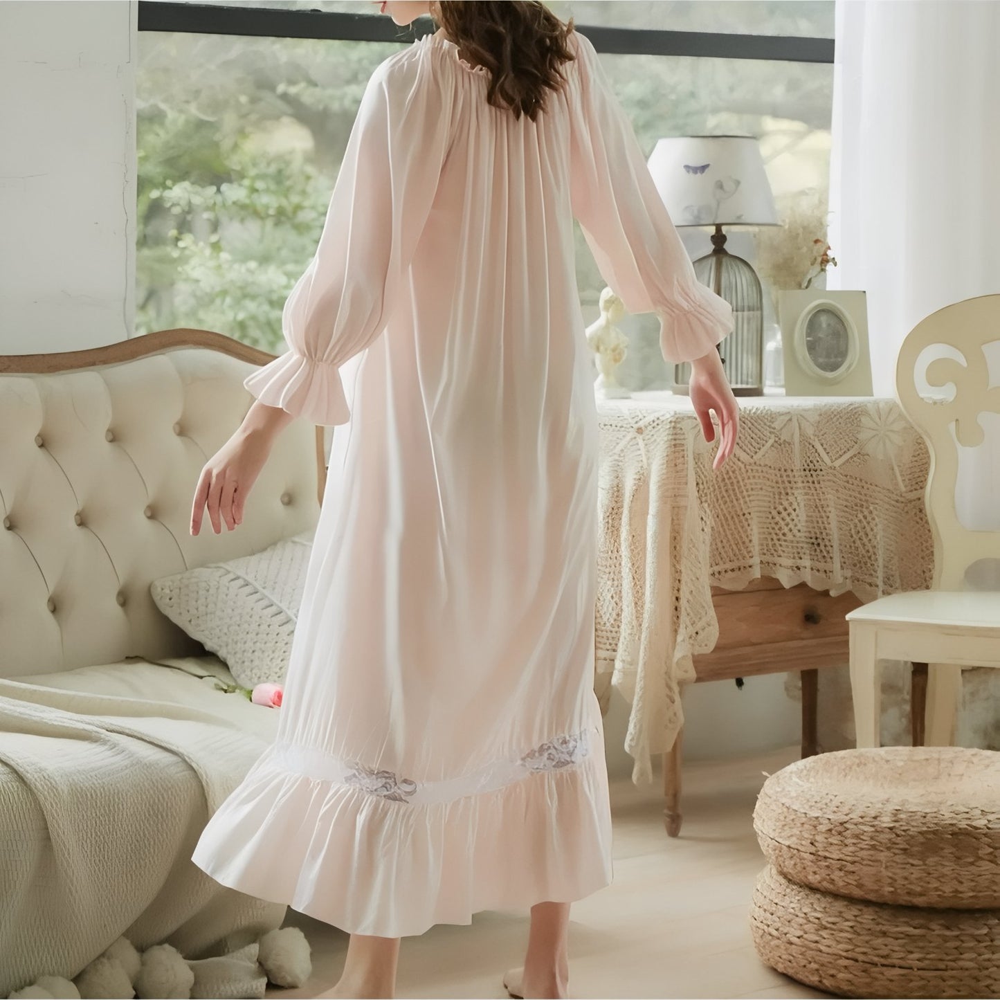 Chemise de Nuit Longue Elégante
