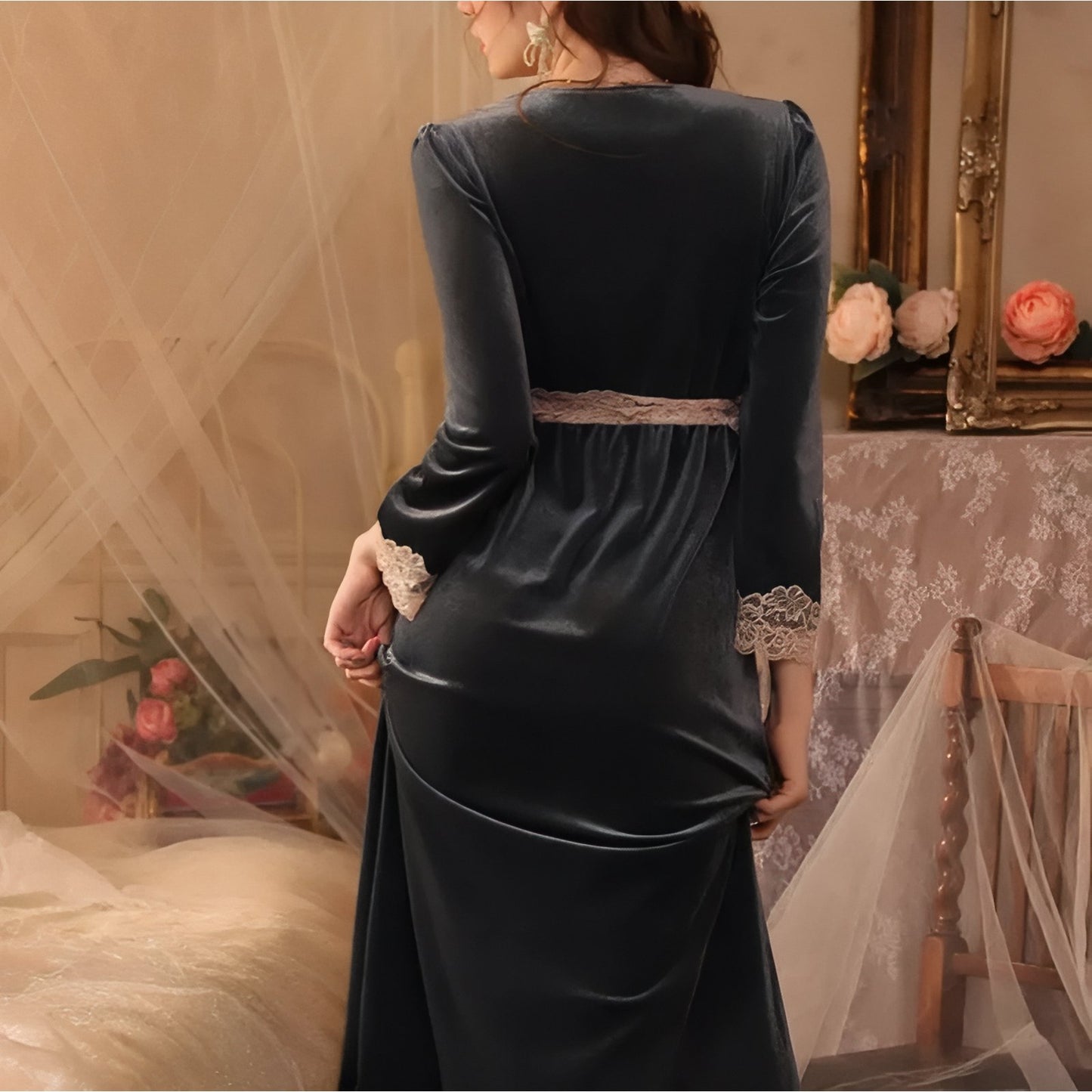 Chemise de Nuit Velours