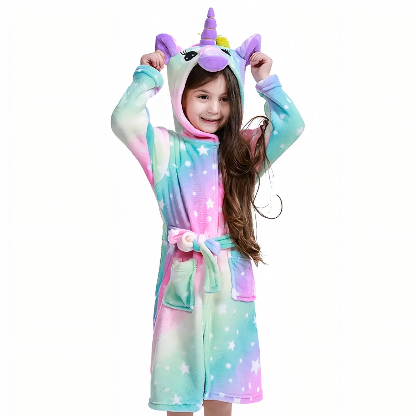 Peignoir Fille Licorne