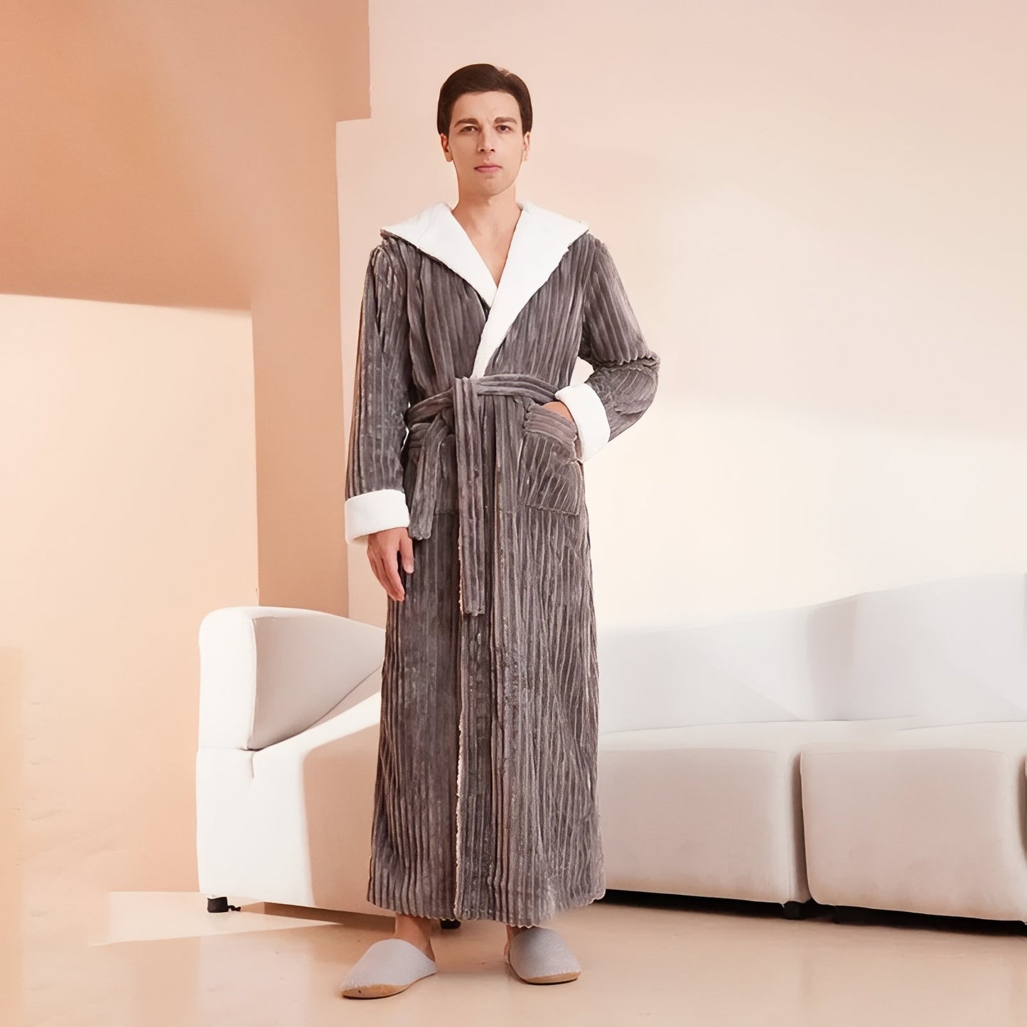 Peignoir Homme Luxe Velours