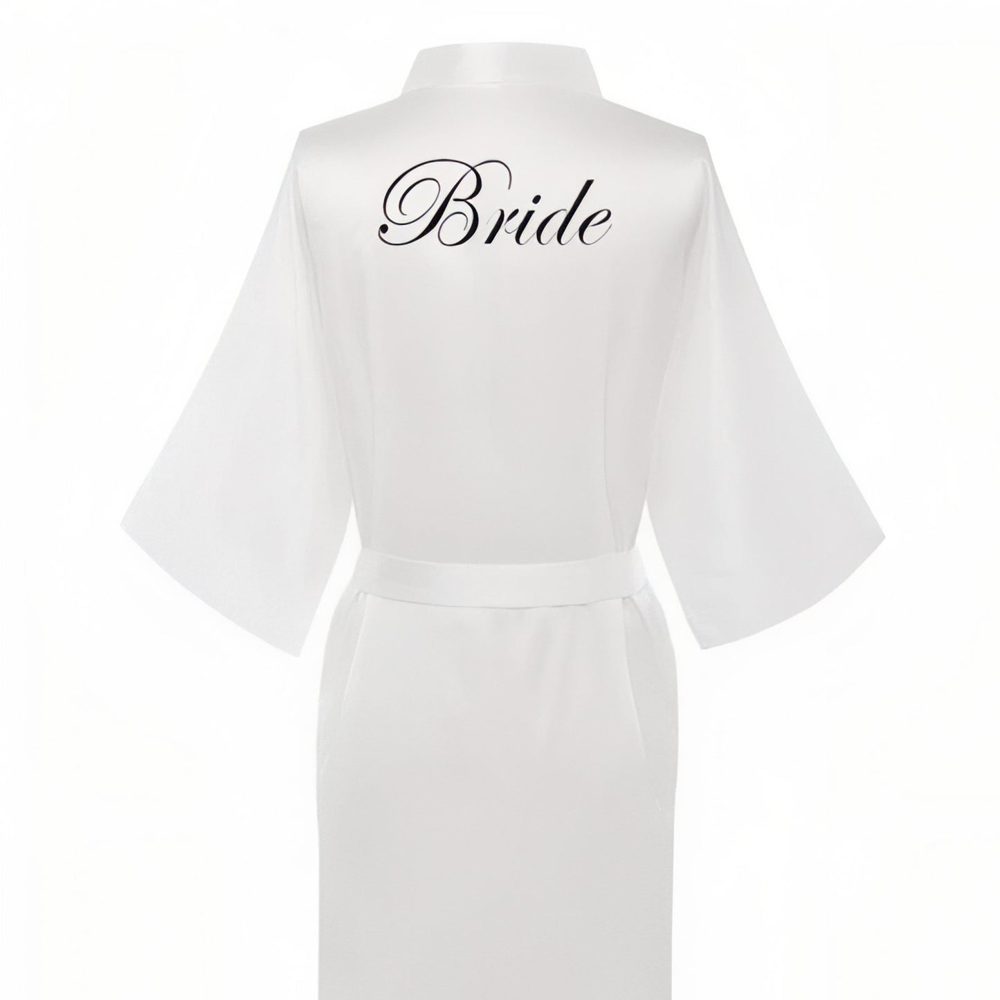 Peignoir Mariée Satin Personnalisé 8 S