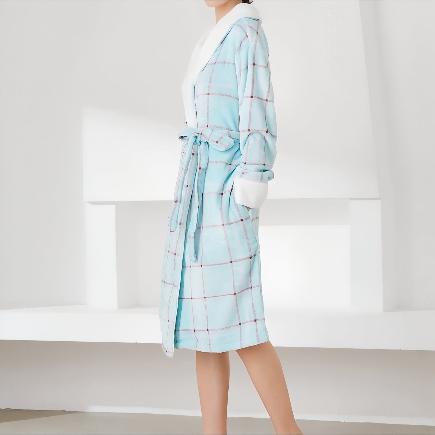 Peignoir à Carreaux