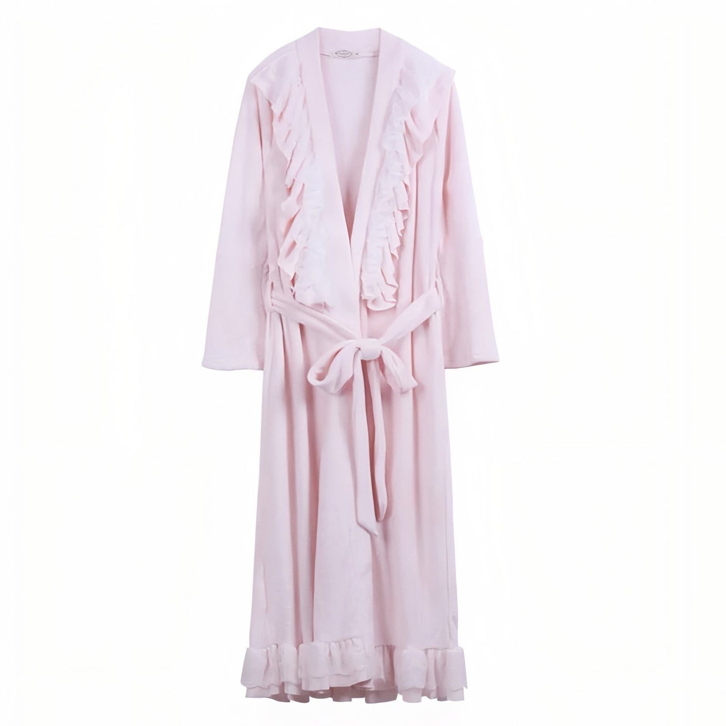 Robe de Chambre Femme Velours Luxe Rose Pâle M