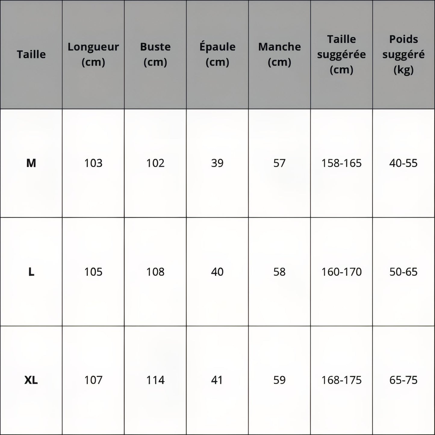 Chemise de Nuit avec Manches Longues d'Hiver