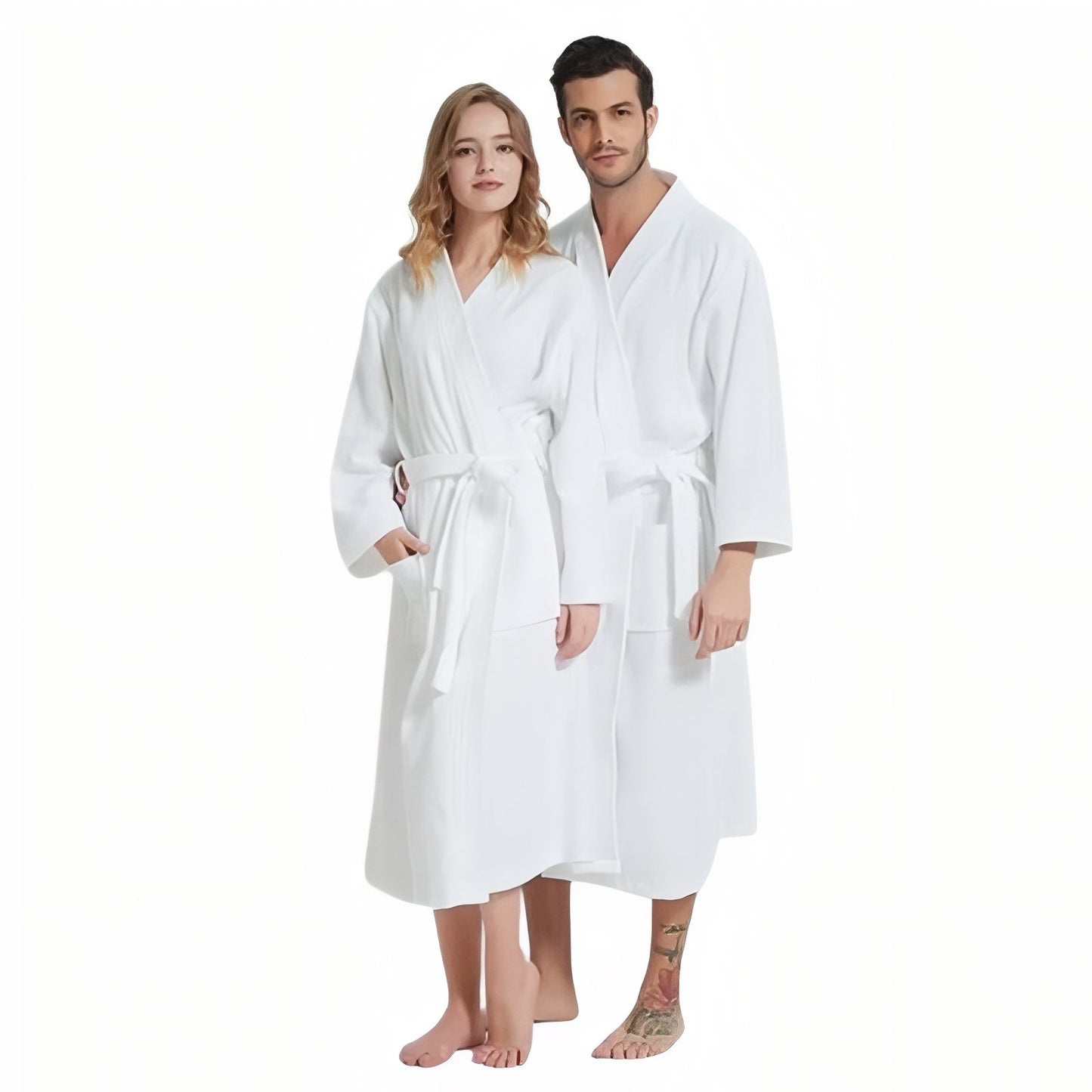 Peignoir Epais en Eponge Femme