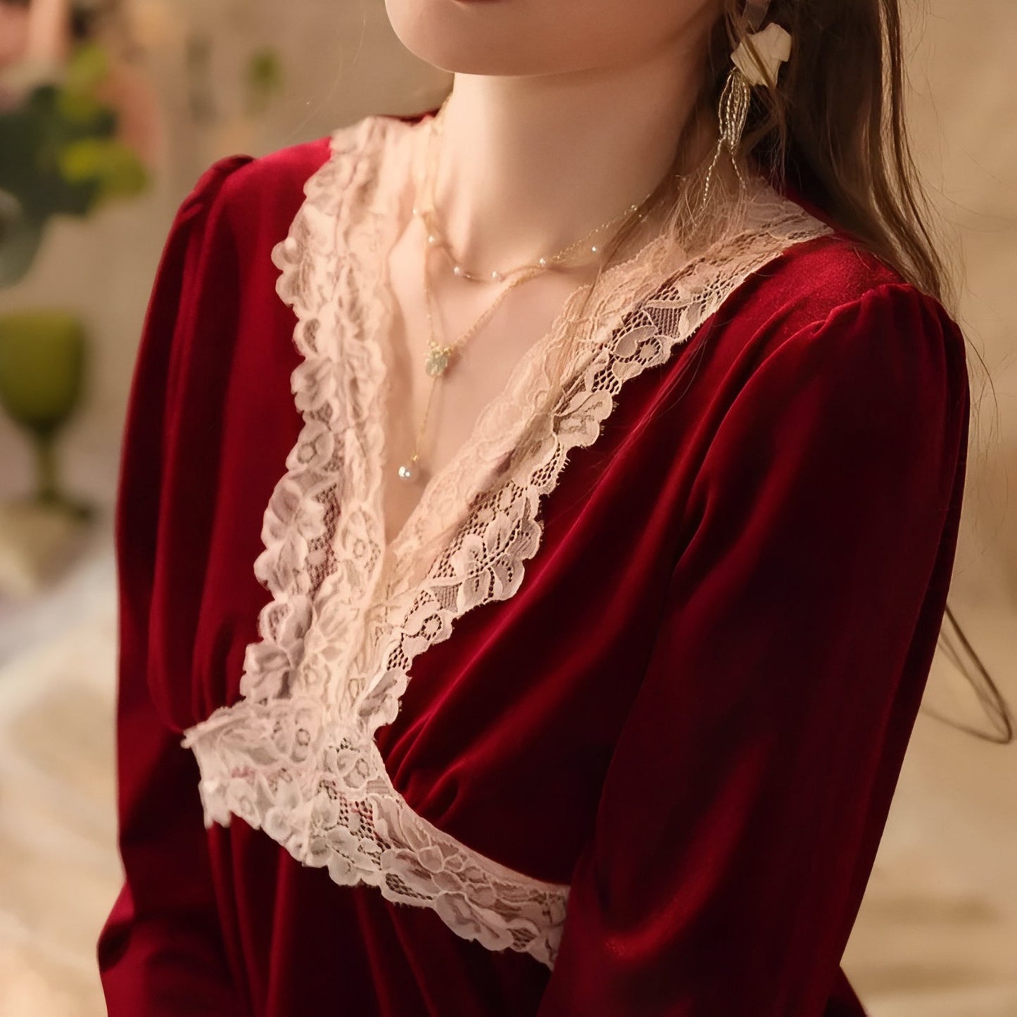 Chemise de Nuit Velours