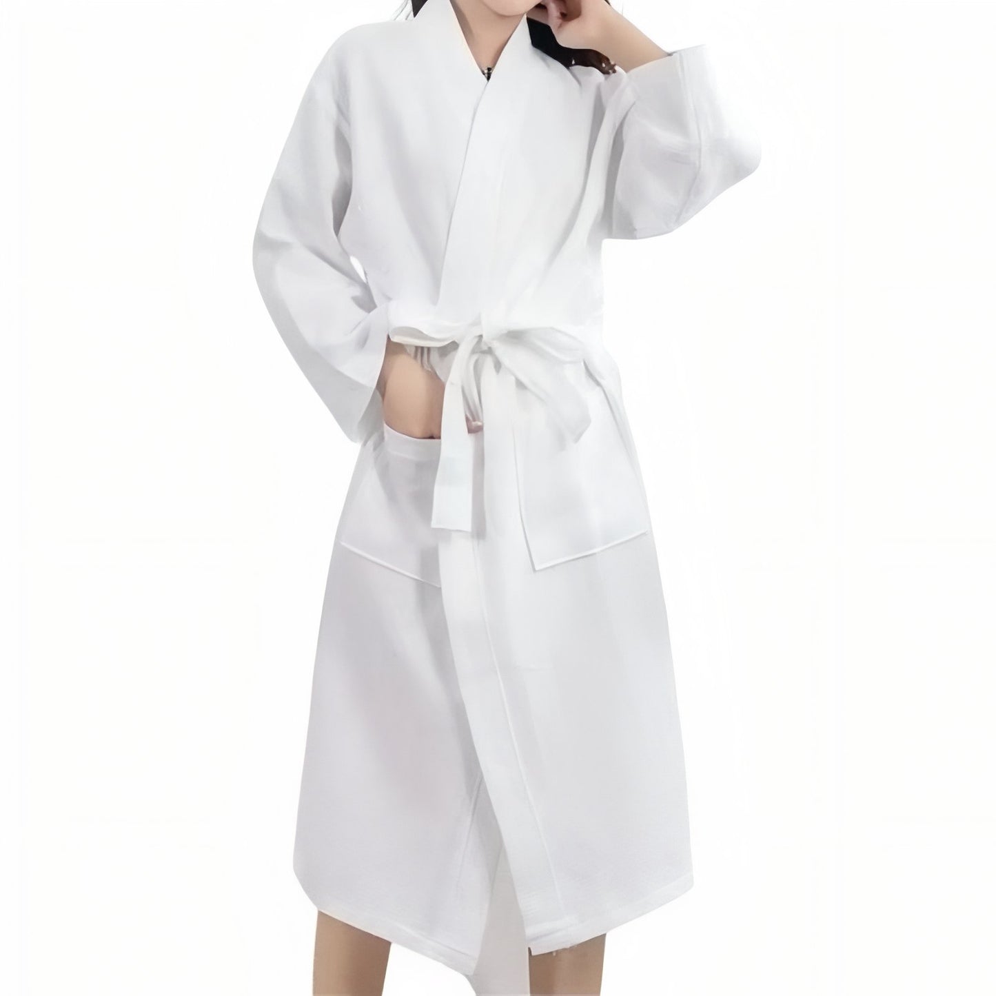 Peignoir Blanc Personnalisé Blanc Taille Unique