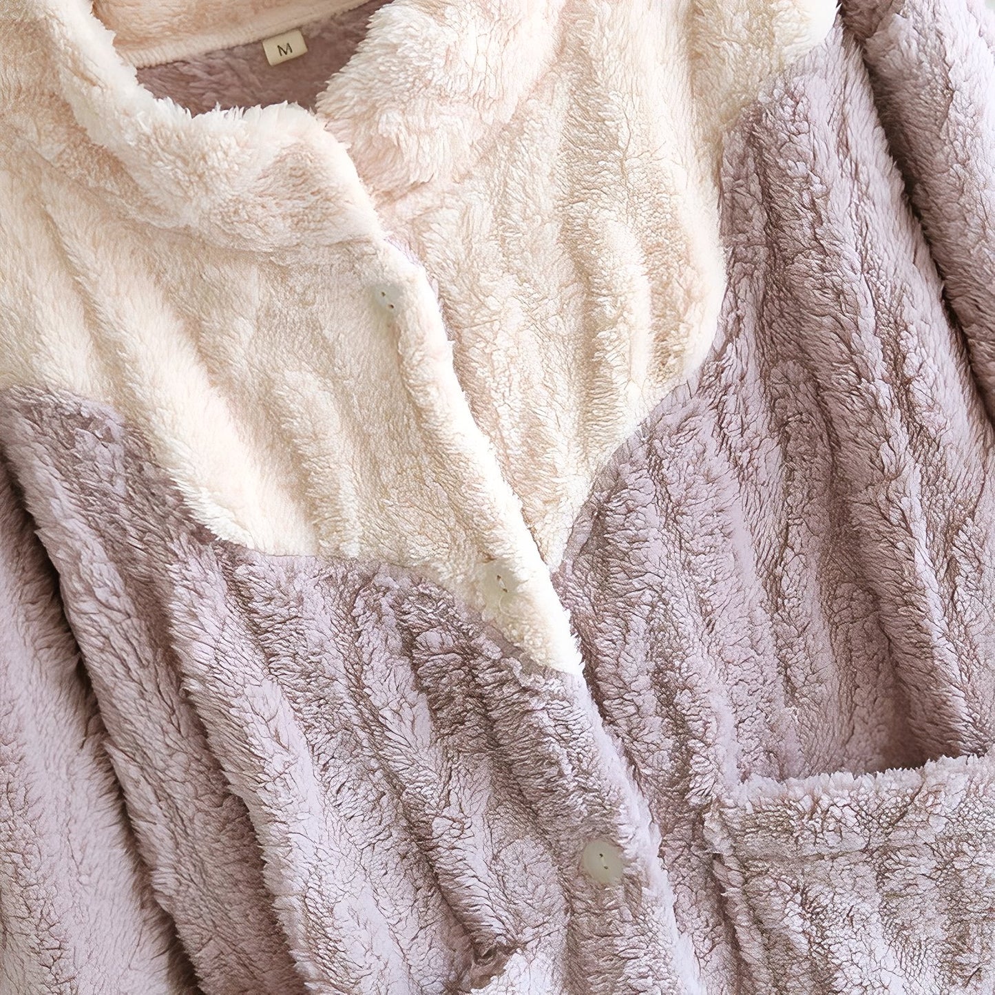 Robe de Chambre Femme Fermeture Boutonnée Devant