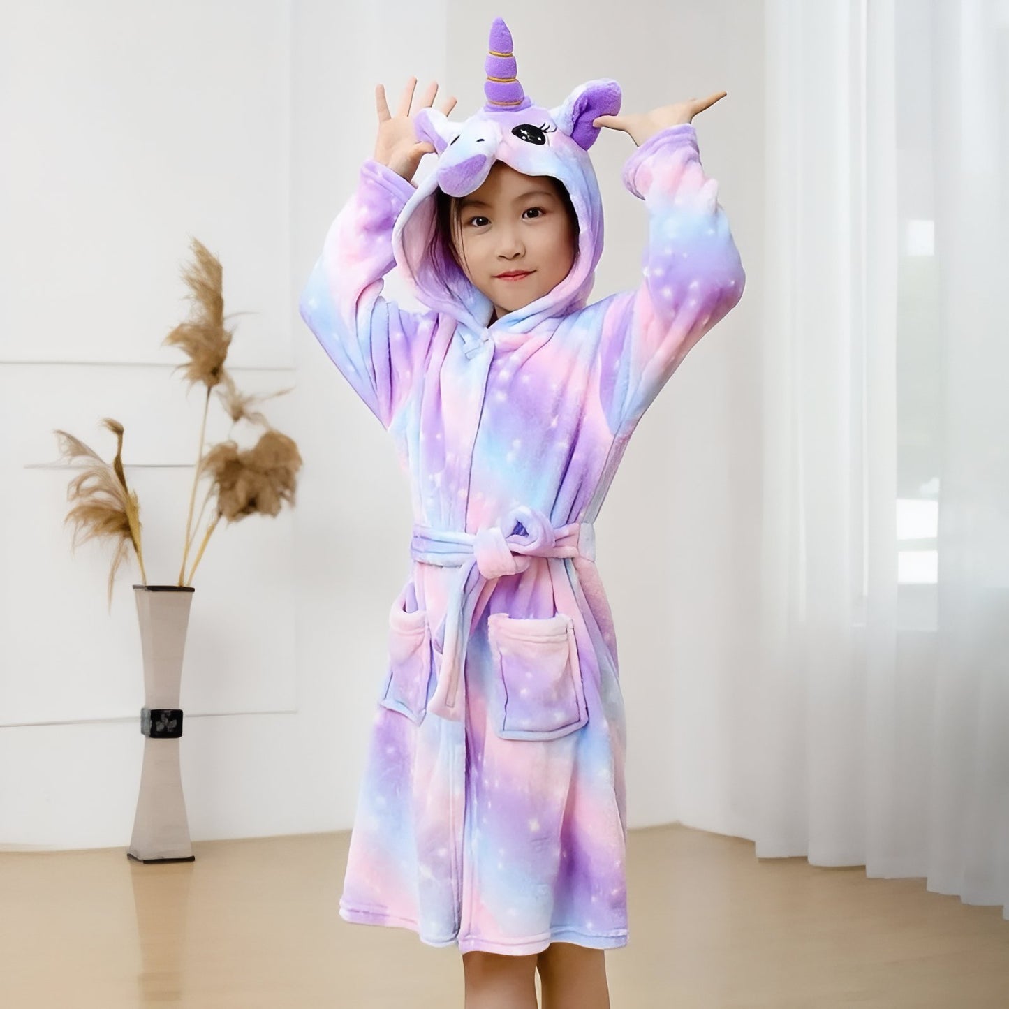 Peignoir Fille Licorne