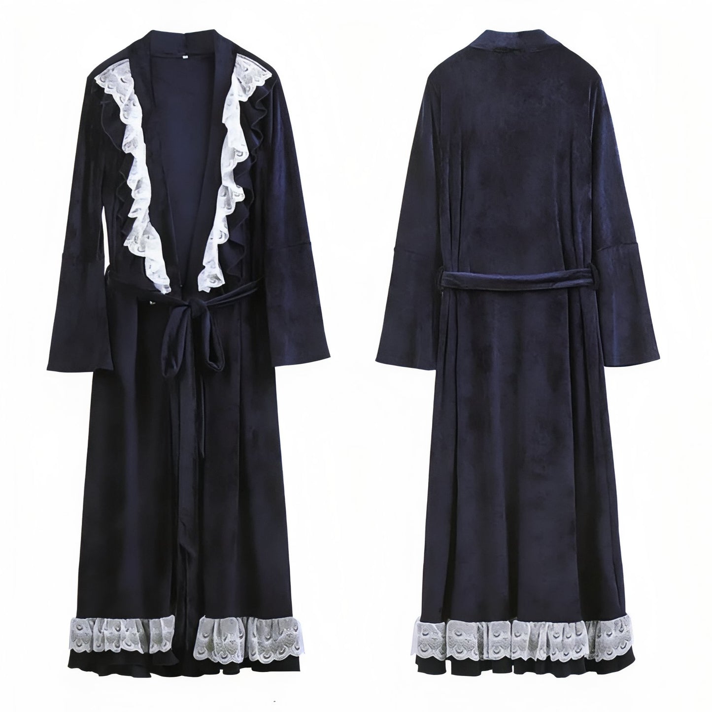 Robe de Chambre Femme Velours Luxe