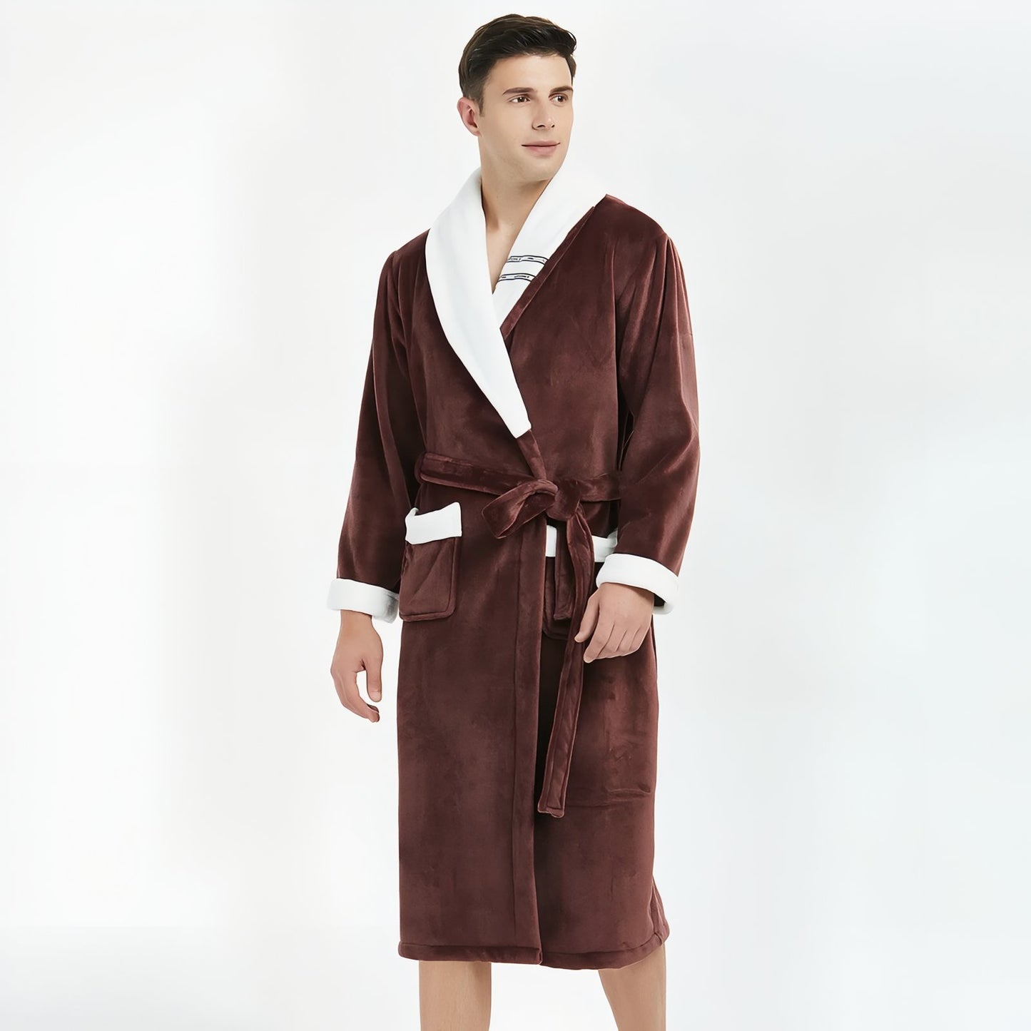 Peignoir Homme Marron