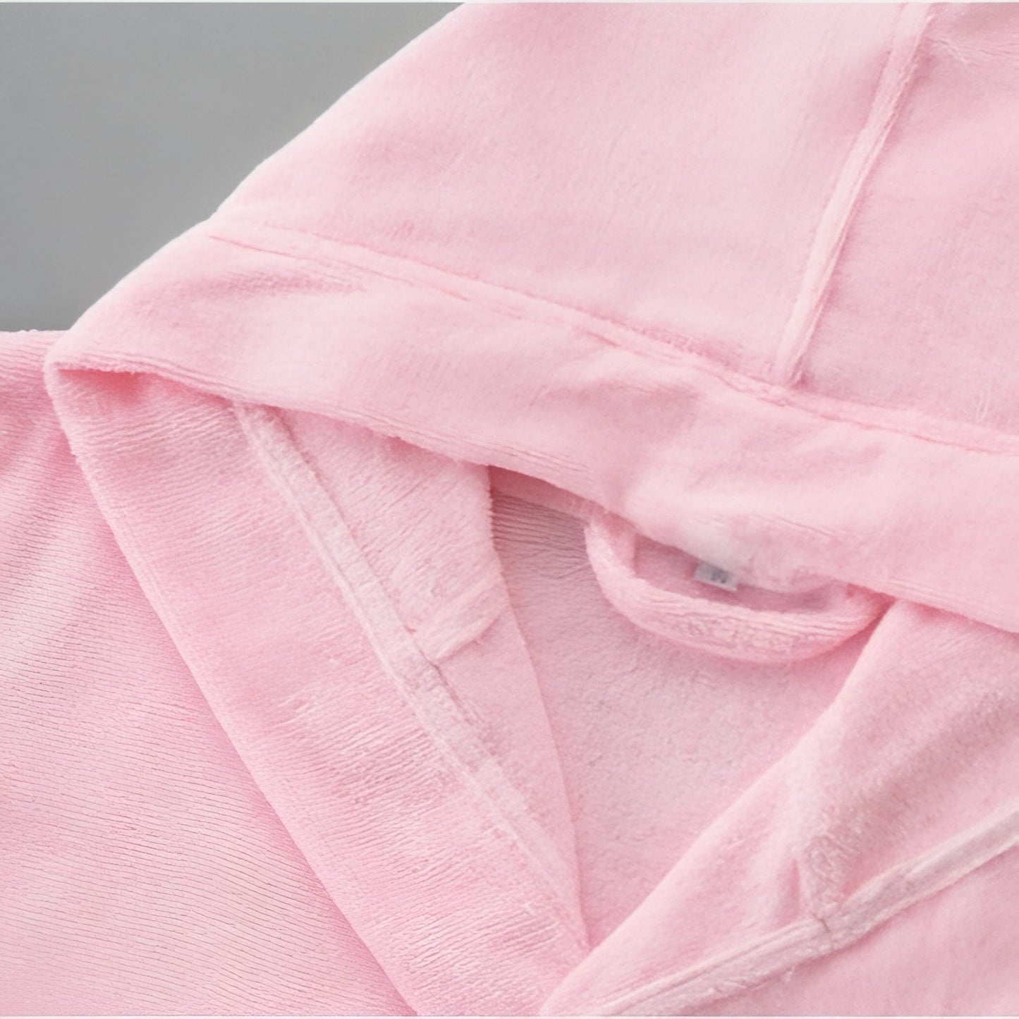 Peignoir Coton Eponge Col Châle Unisexe