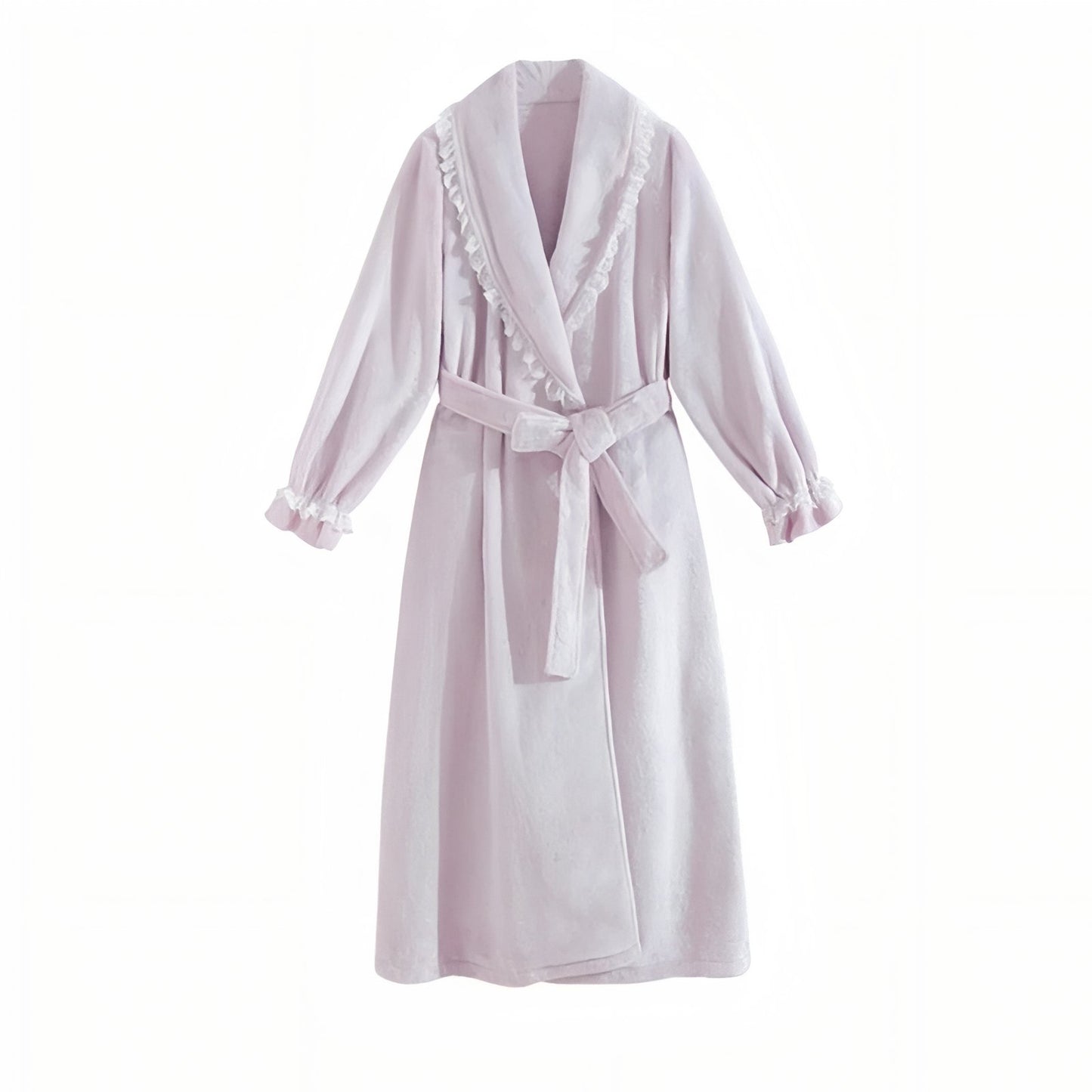 Peignoir de Bain Vintage Femme Violet Pâle M