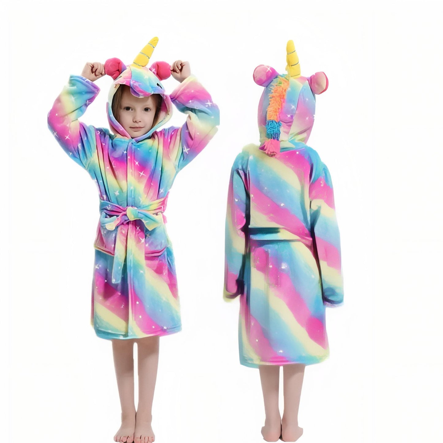Peignoir Fille Licorne