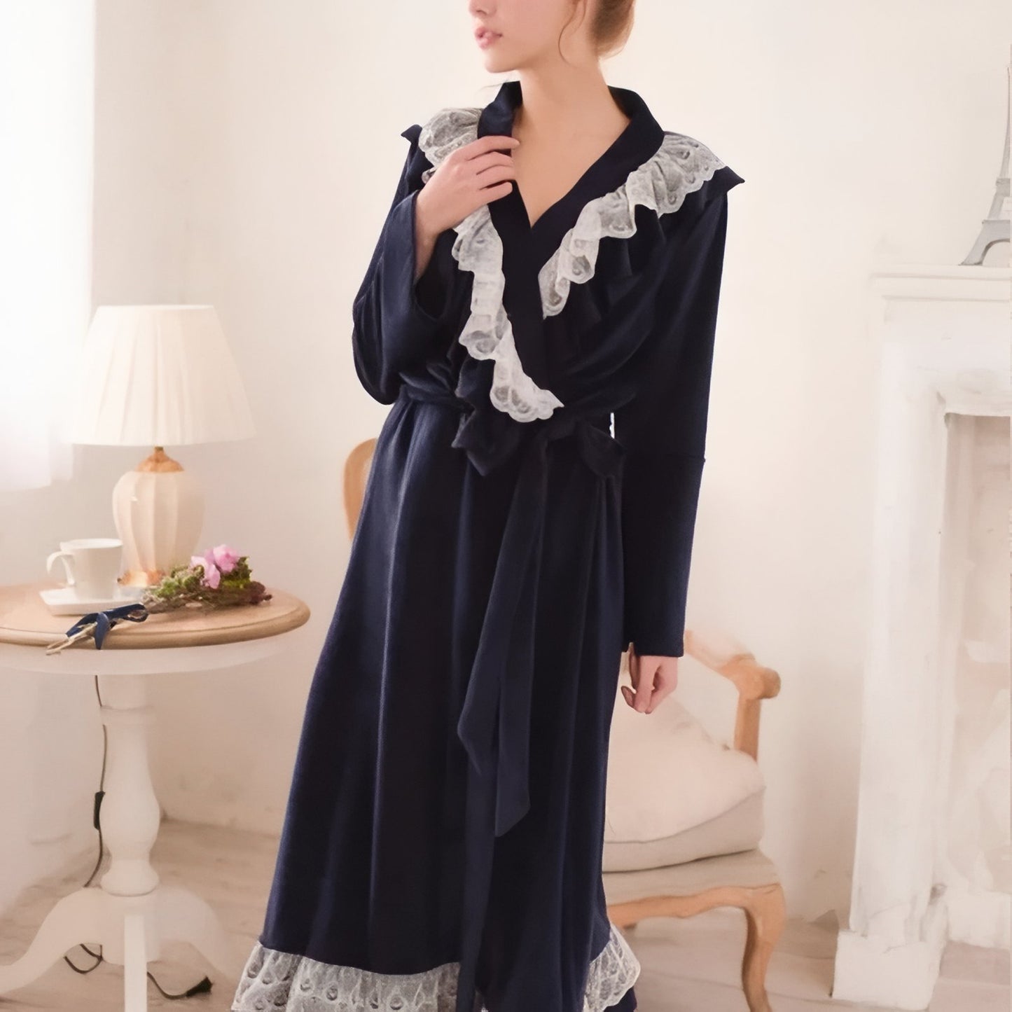 Robe de Chambre Femme Velours Luxe