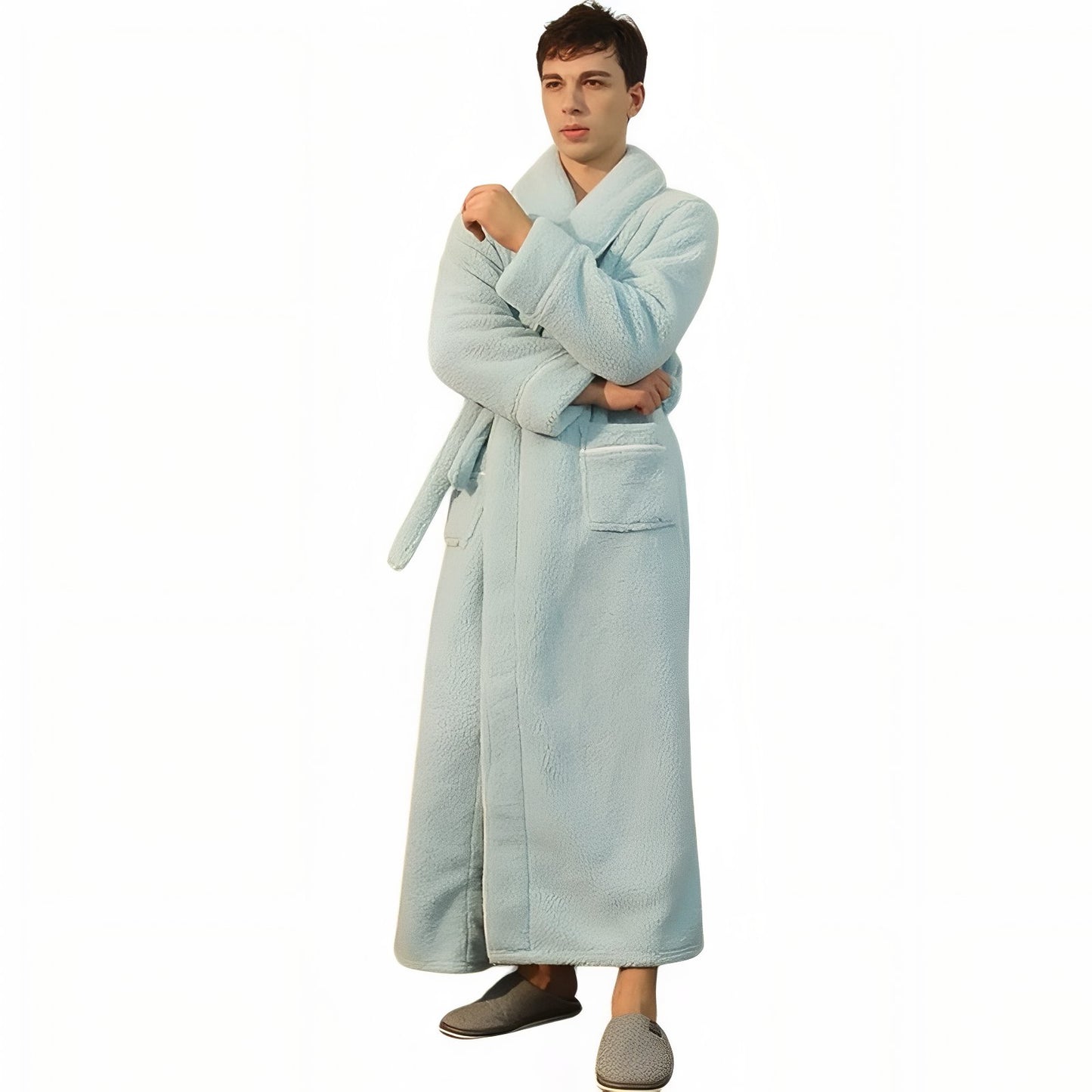 Peignoir Homme et Femme Assortis Vert Menthe (Homme) M