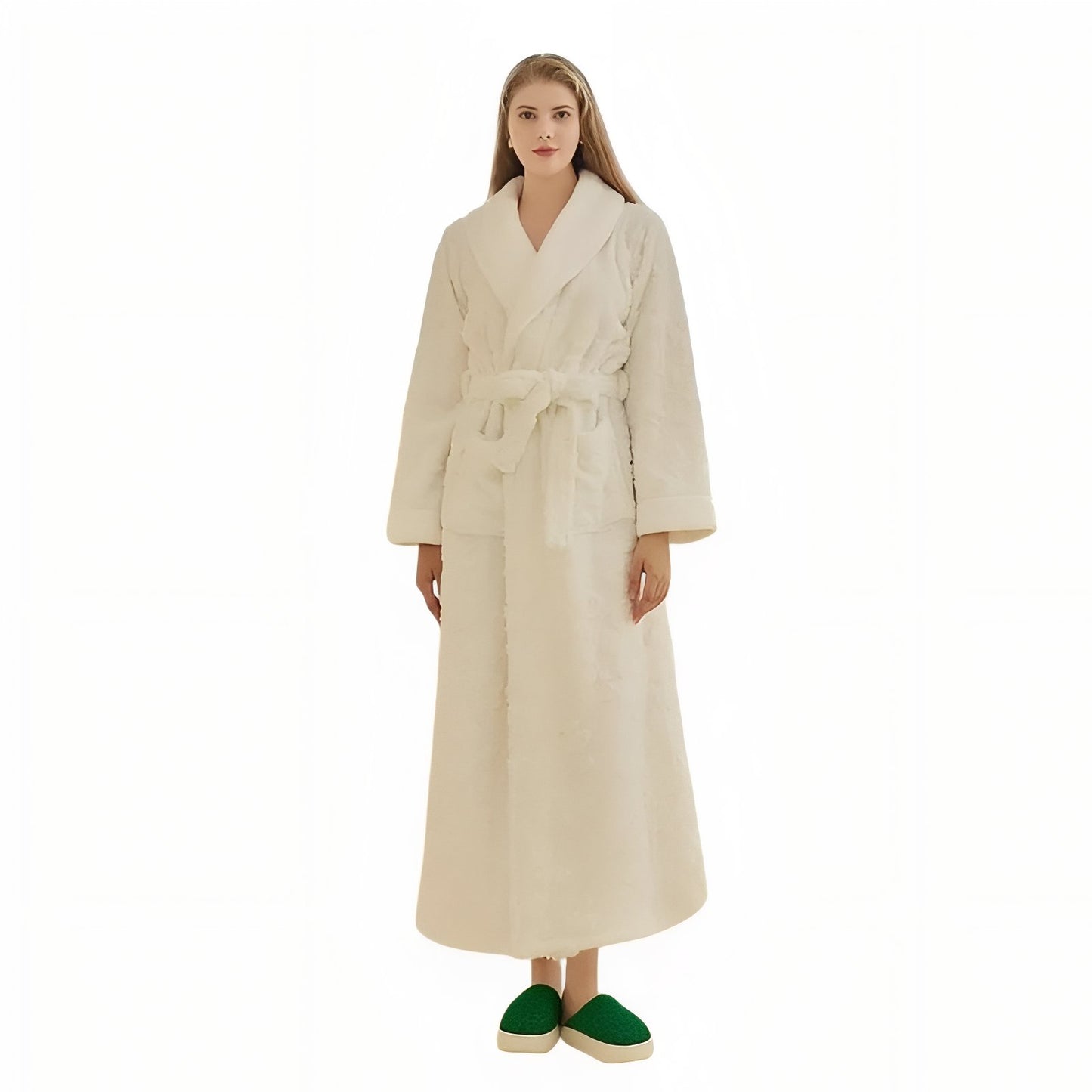 Peignoir Capuche Homme et Femme Assortis Blanc (Femme) M