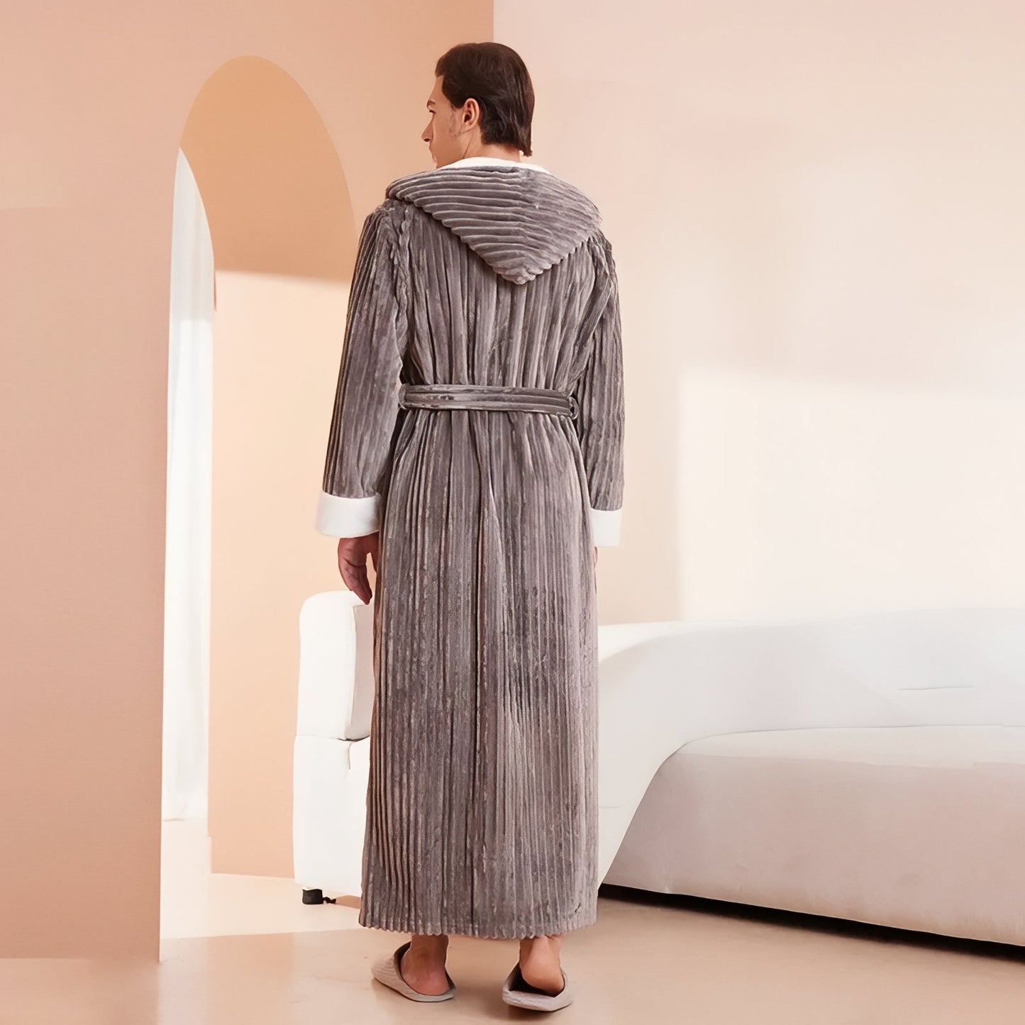 Peignoir Homme Luxe Velours