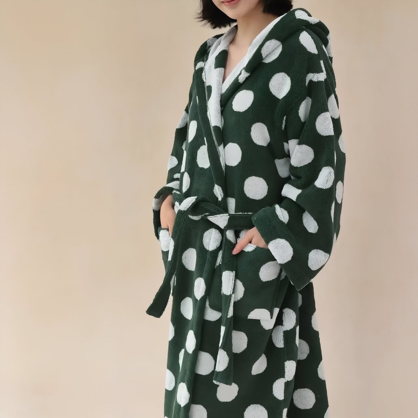 Robe de Chambre à Pois