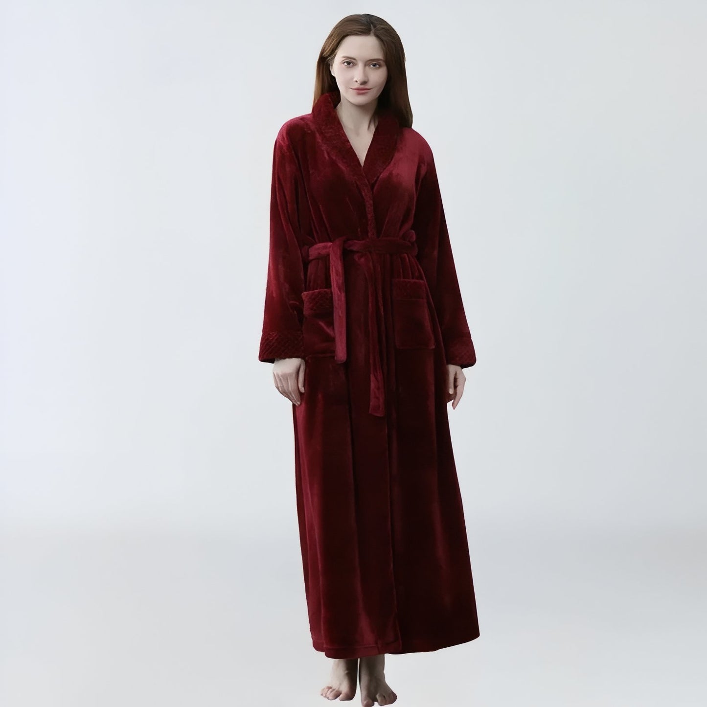 Peignoir Femme Long et Chaud