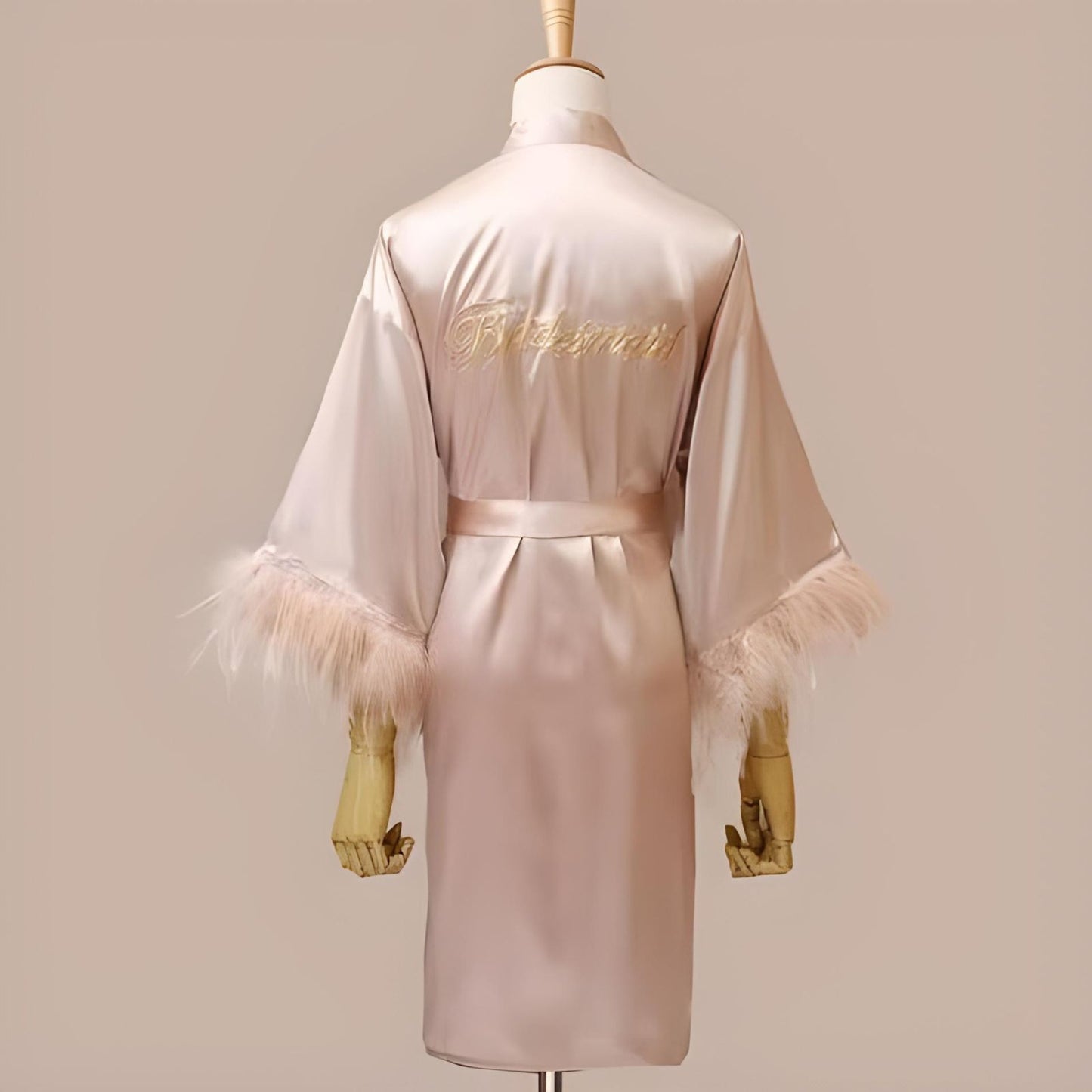 Peignoir Satin Mariage et Demoiselles d'Honneur