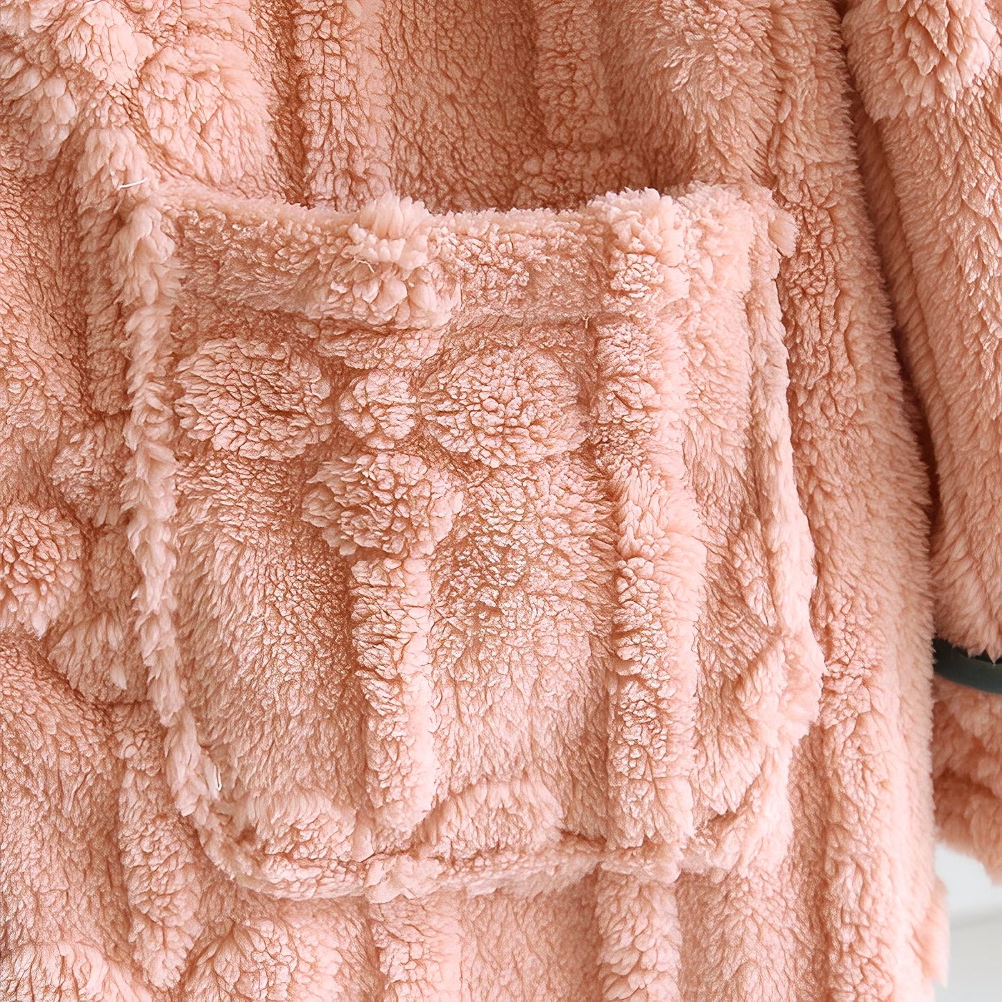 Robe de Chambre Boutonnée et Chaude