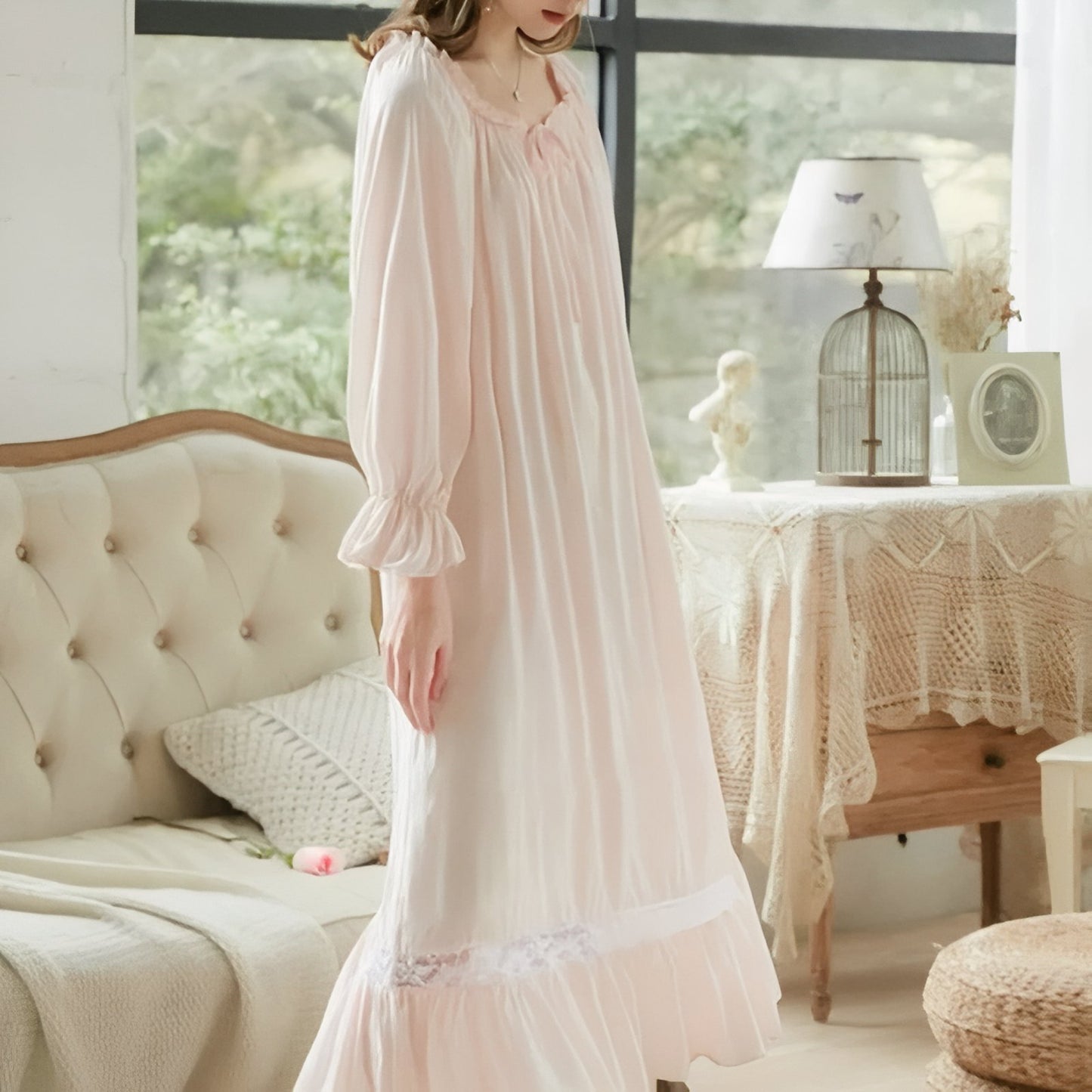 Chemise de Nuit Longue Elégante