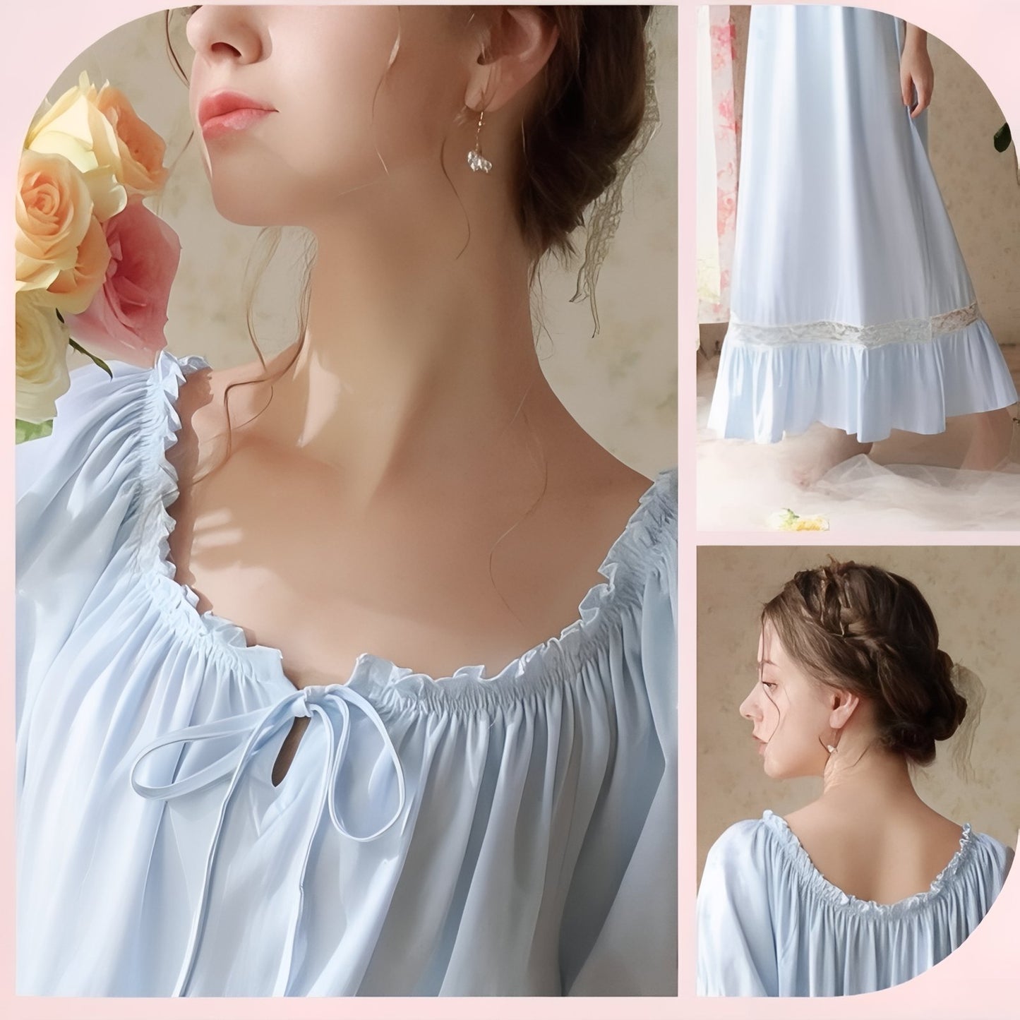Chemise de Nuit Longue Elégante