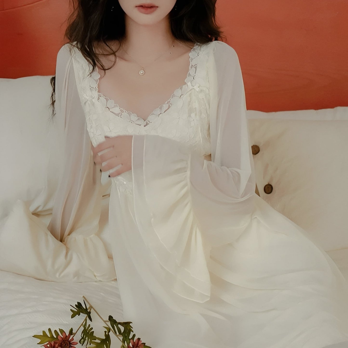 Chemise de Nuit Princesse Femme Dentelle