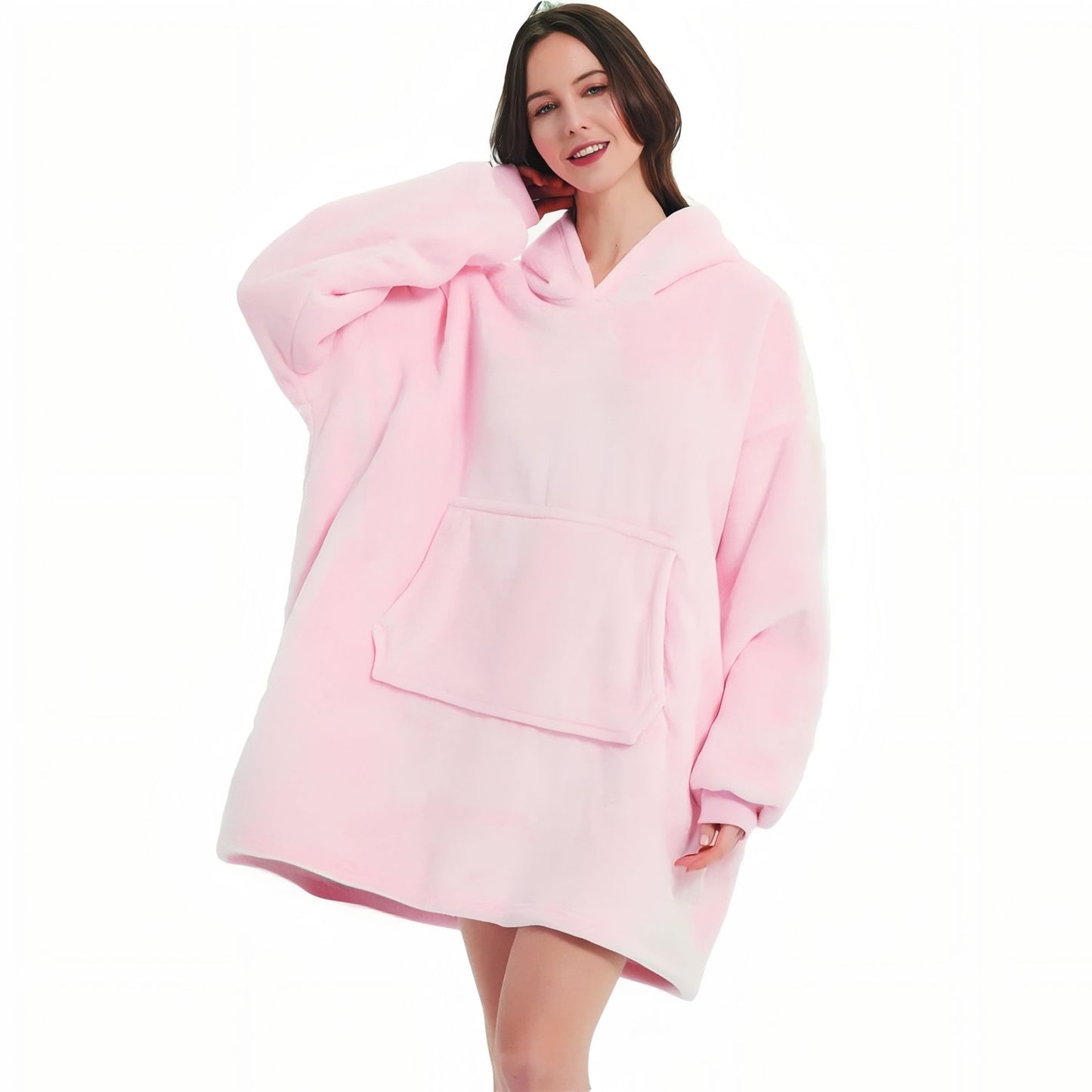 Sweat Plaid Rose Rose Bonbon Taille Unique