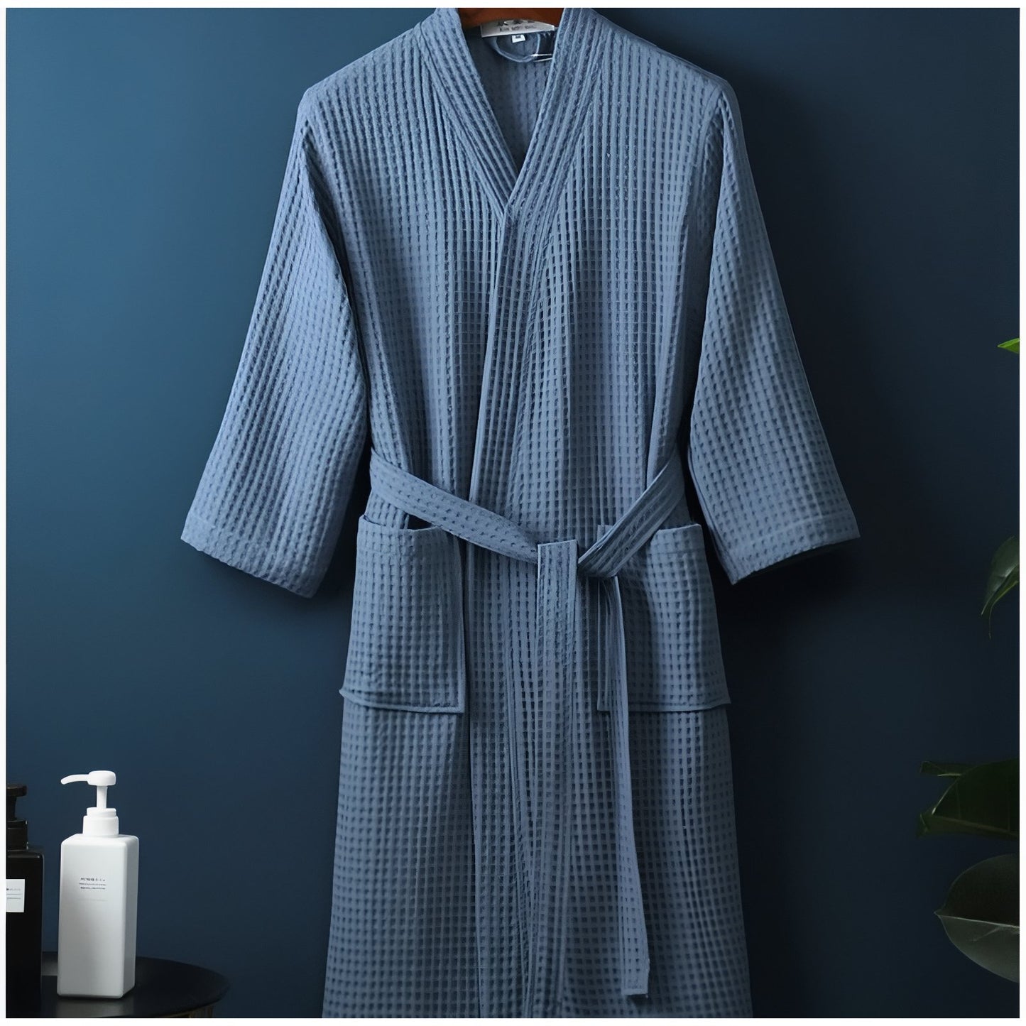 Peignoir de Bain Homme Nid d'Abeille