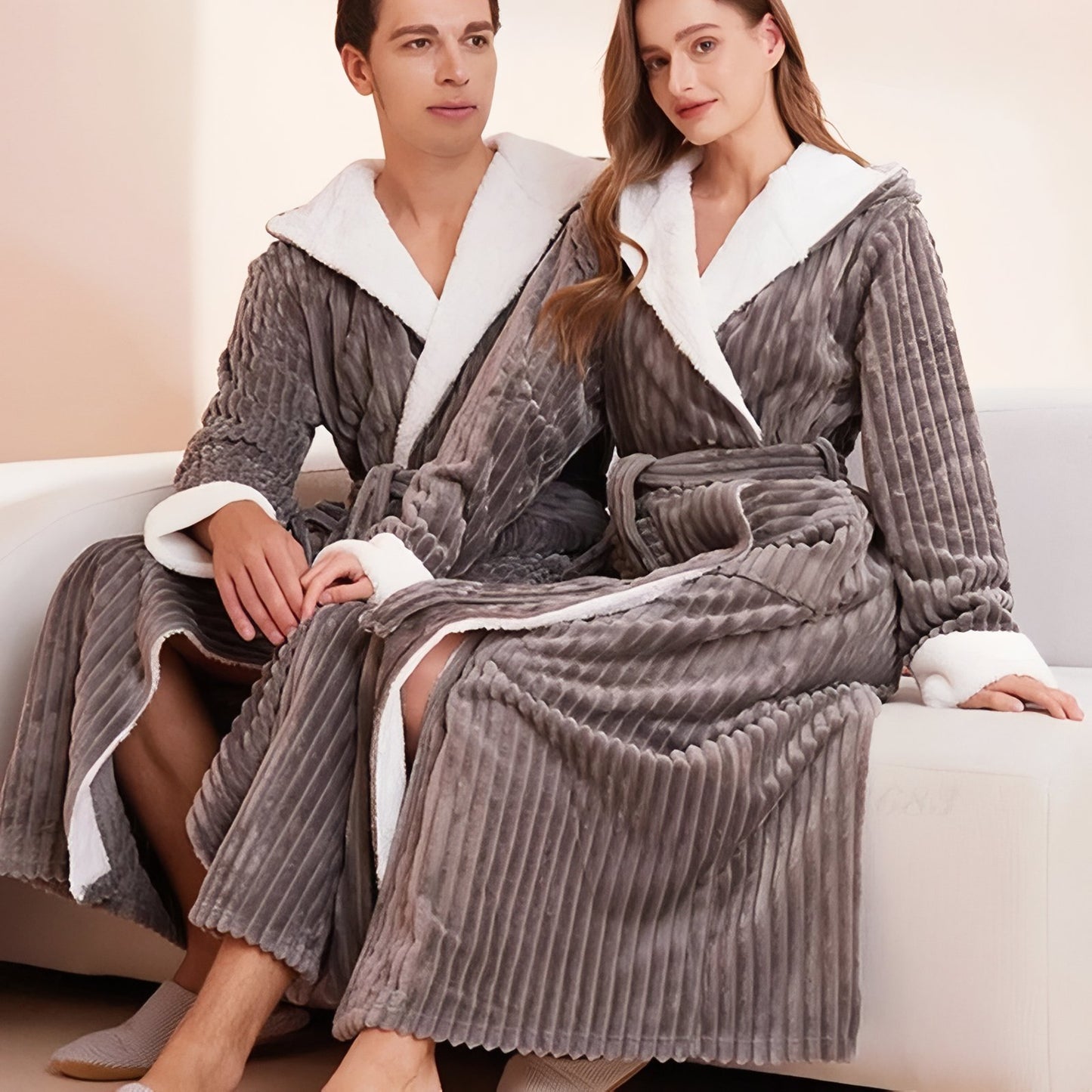 Peignoir Homme Luxe Velours