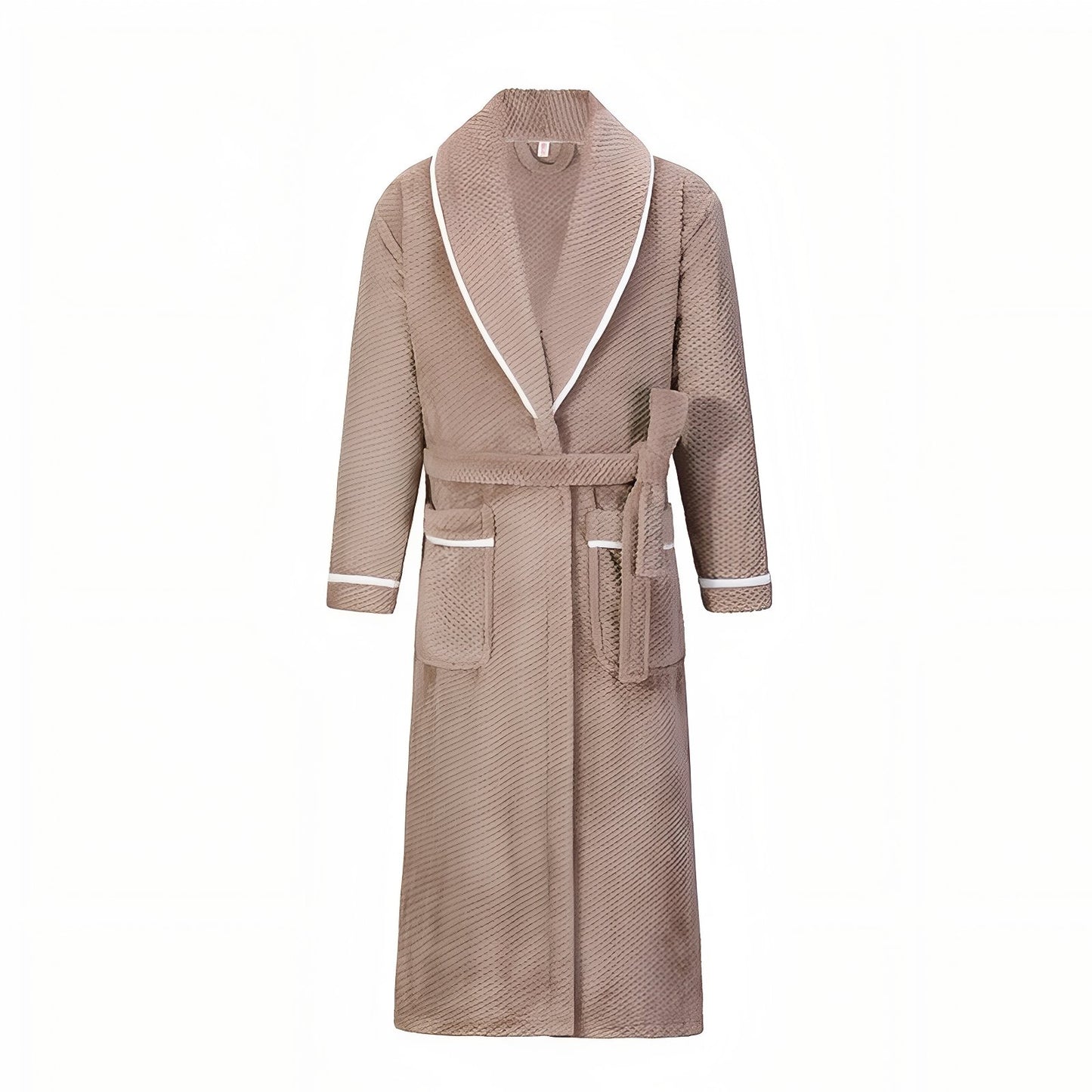 Peignoir Homme Eponge Epais Beige M