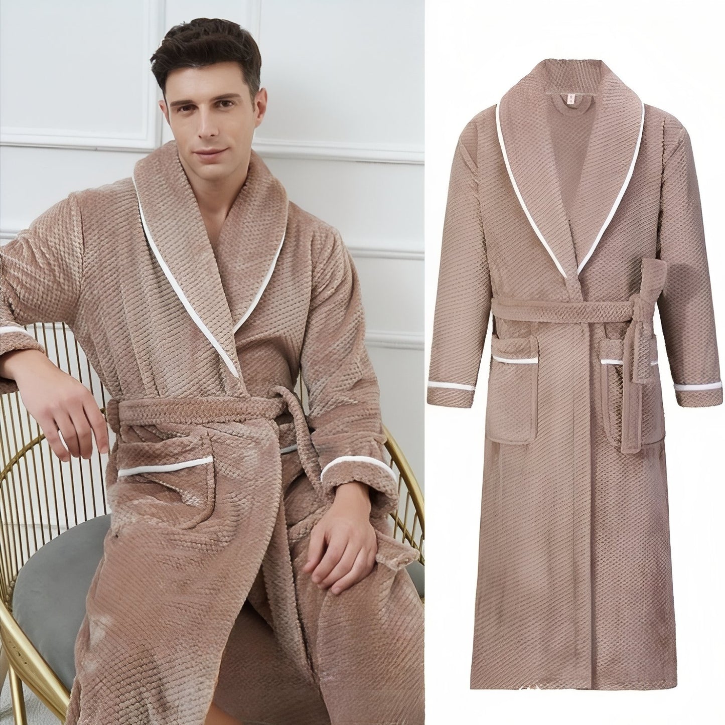 Peignoir Homme Eponge Epais
