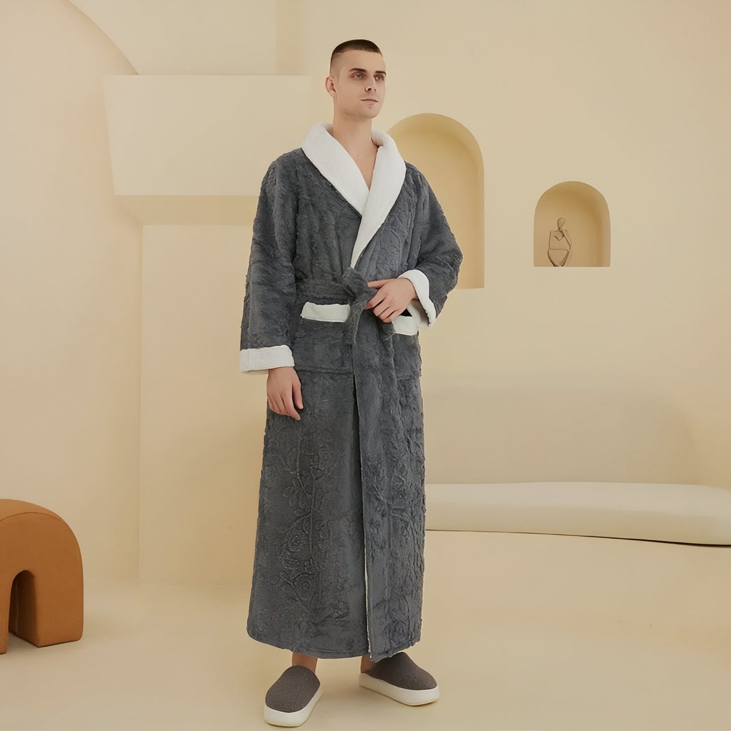 Grand Peignoir Chaud Homme