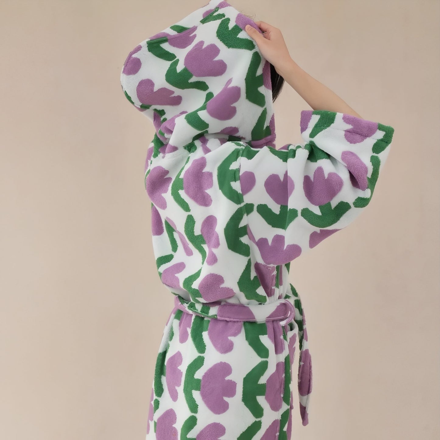 Peignoir Femme Fleuri