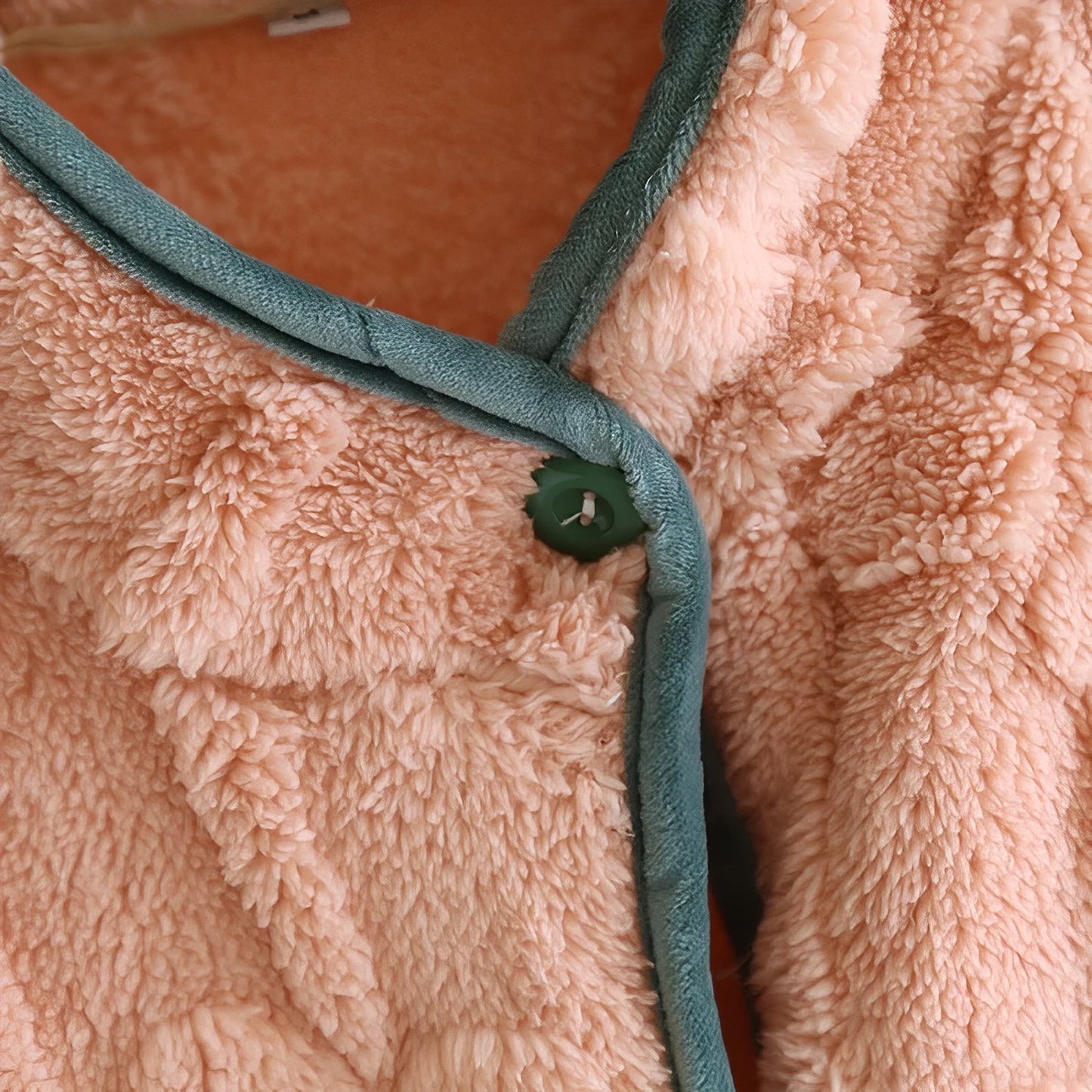 Robe de Chambre Boutonnée et Chaude