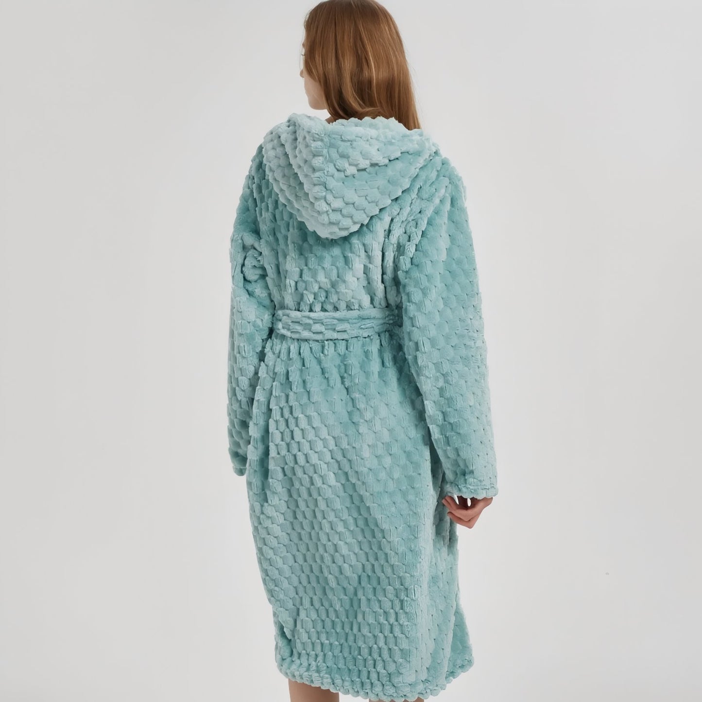 Peignoir de Bain Femme Turquoise