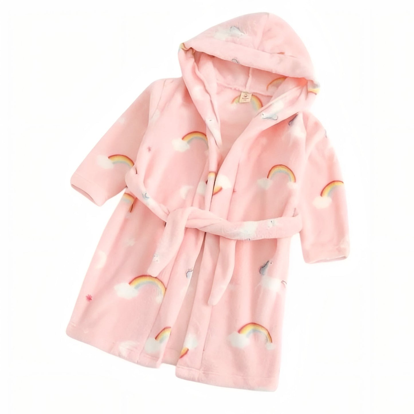 Peignoir Doux Enfant 3 ans Rose Poudré 3 ans (taille 100cm)