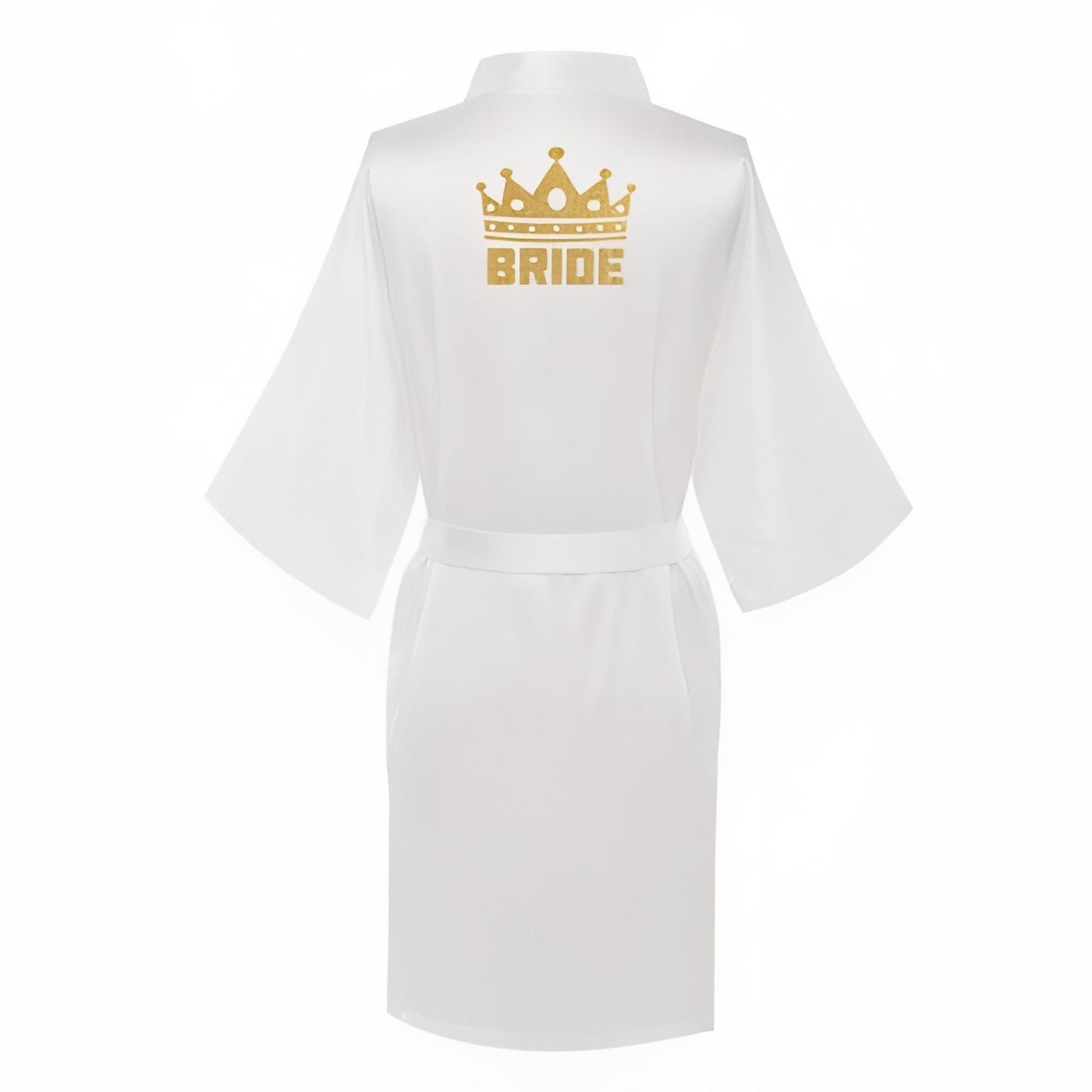 Peignoir Mariée Satin Personnalisé 9 S