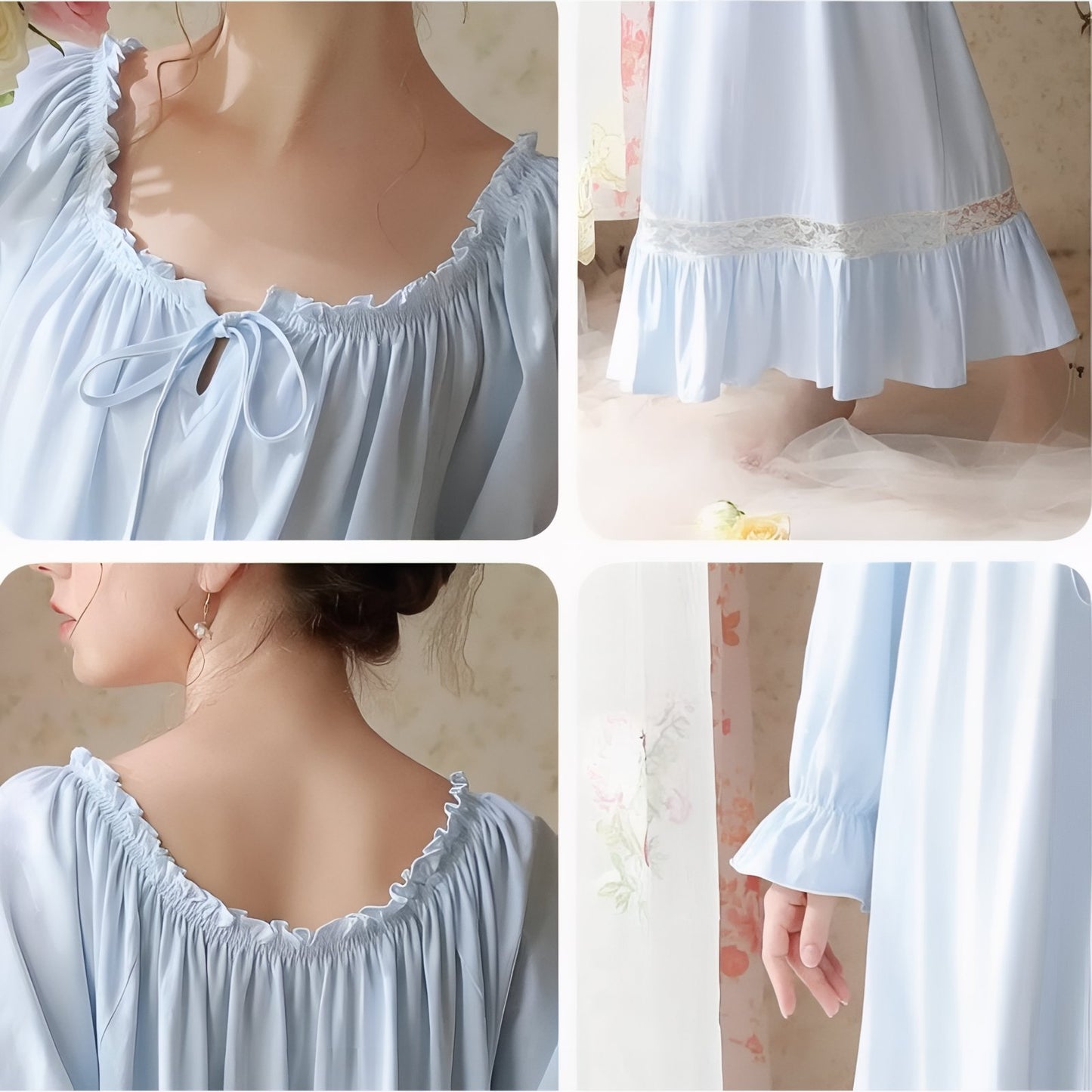 Chemise de Nuit Longue Elégante