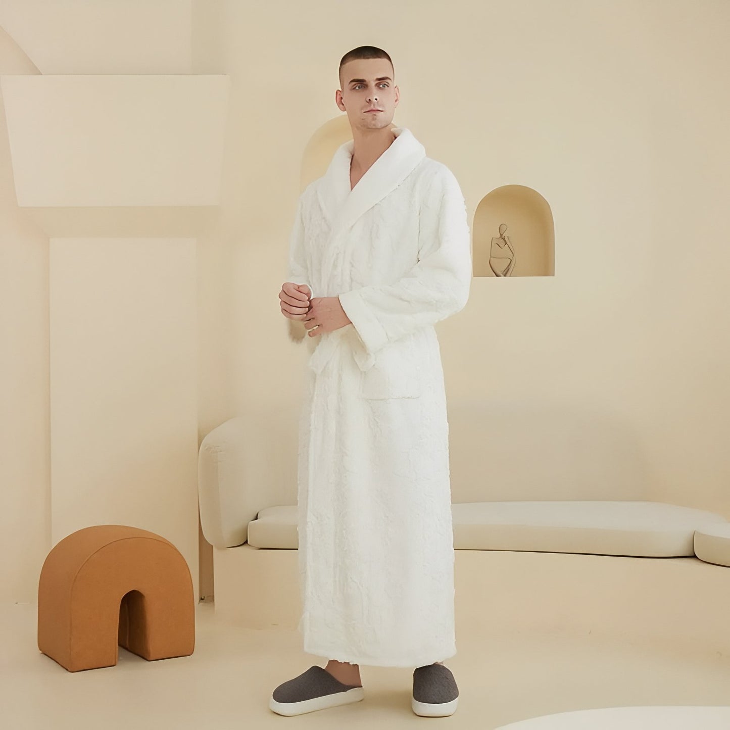 Grand Peignoir Chaud Homme