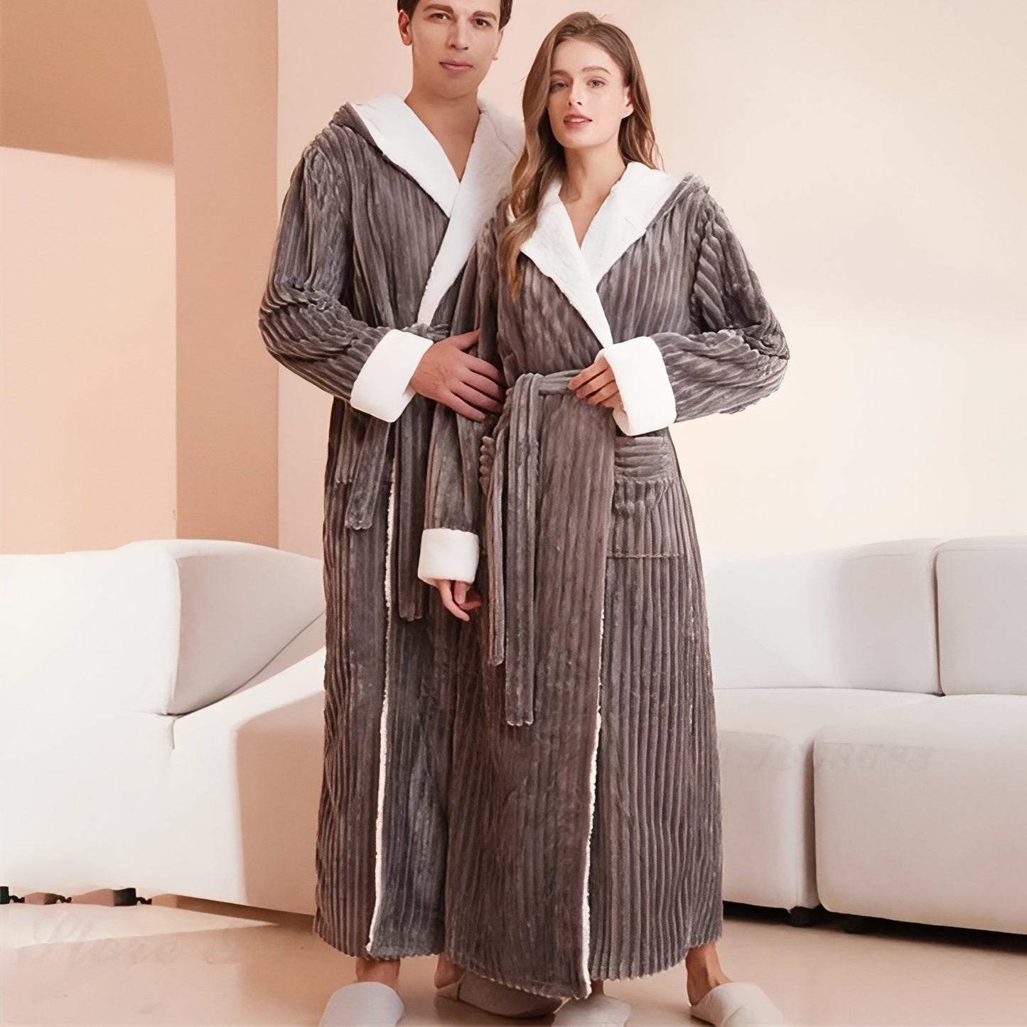 Peignoir Homme Luxe Velours