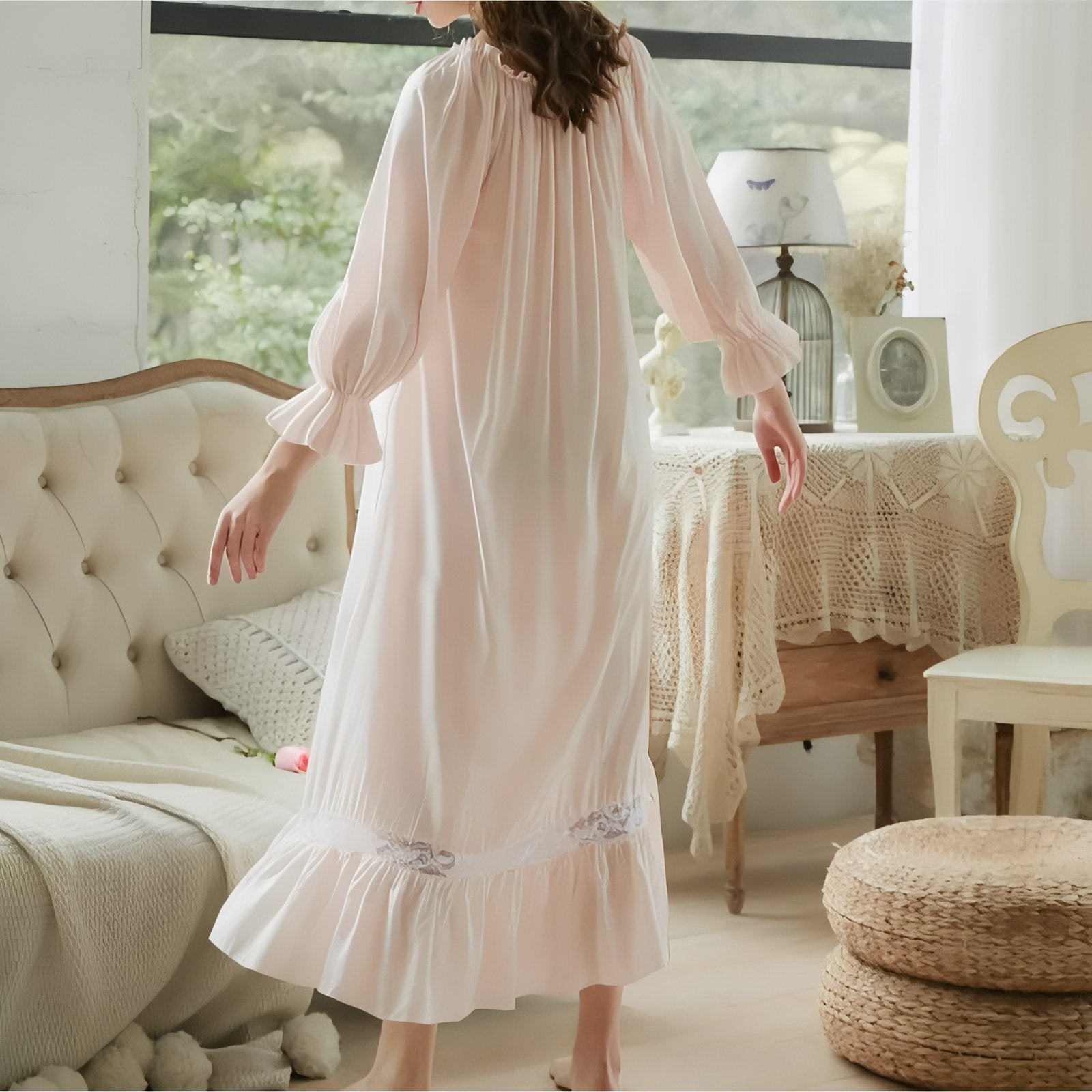 Chemise de Nuit Longue Elégante 