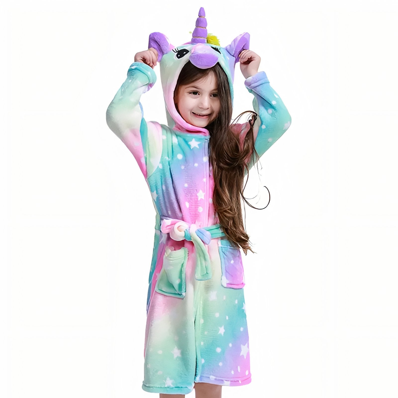 Peignoir Fille Licorne 