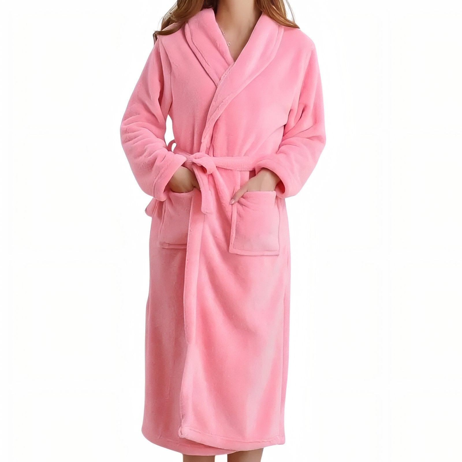 Peignoir De Bain Rose Femme Rose M 