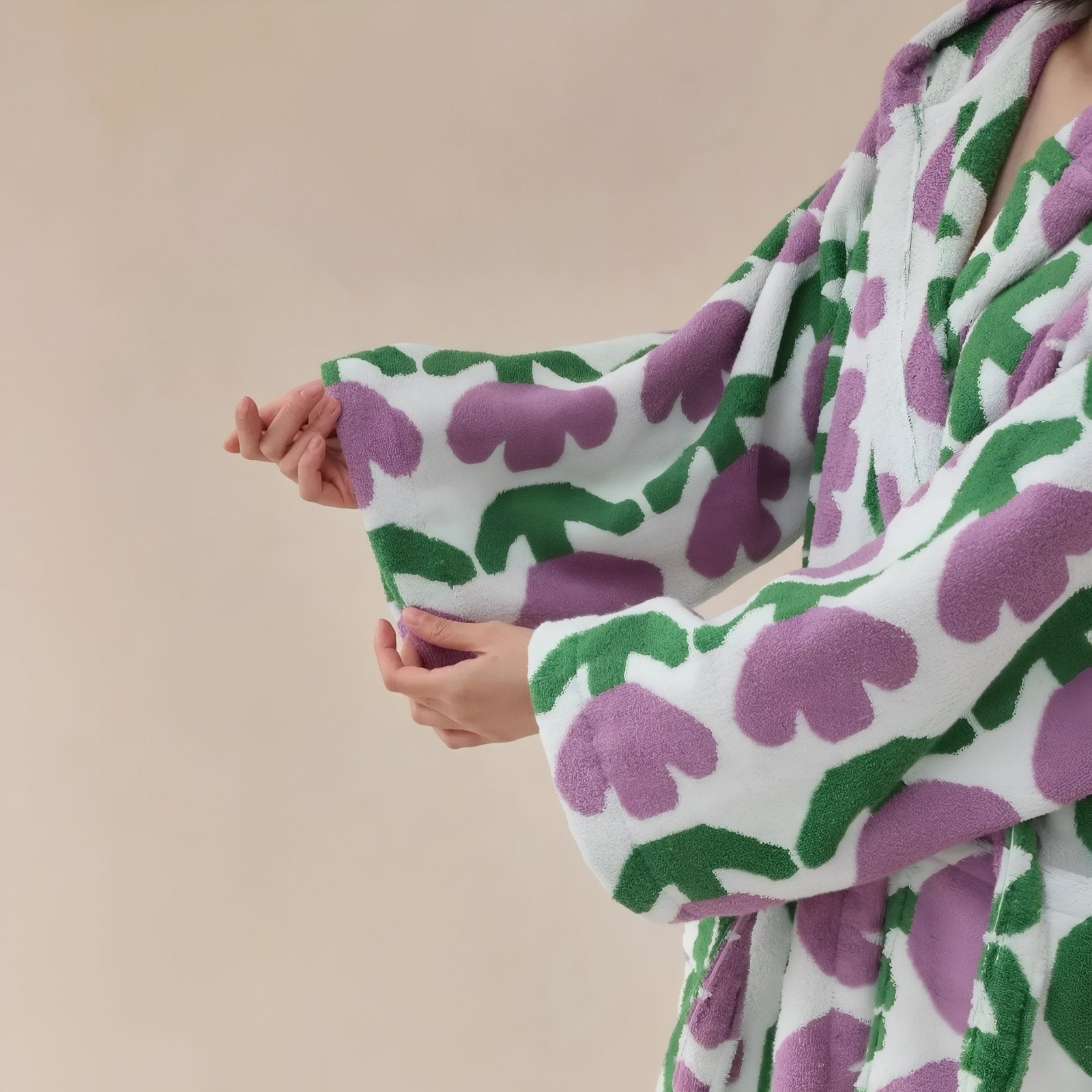 Peignoir Femme Fleuri 