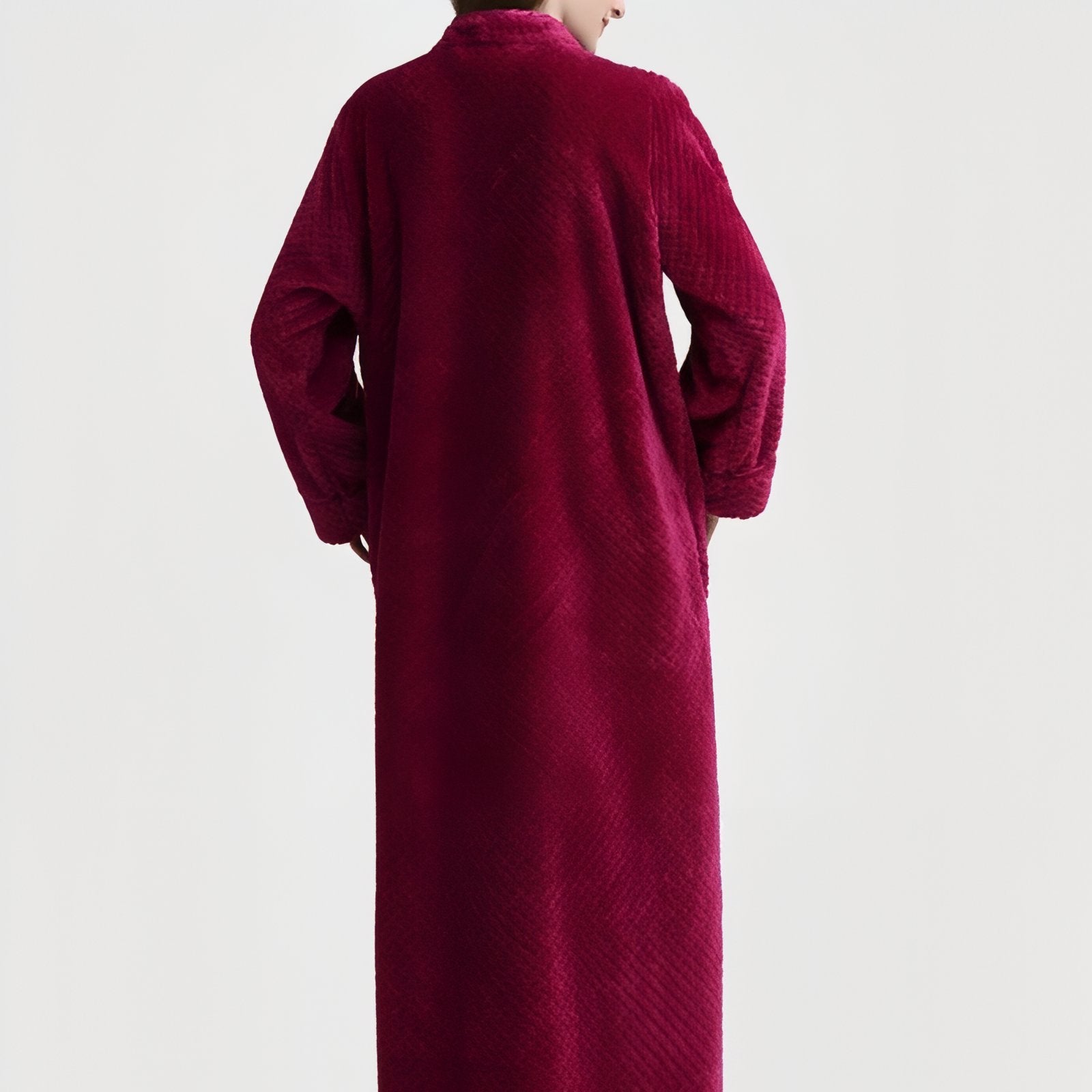 Peignoir Femme Eponge avec Fermeture Eclair 