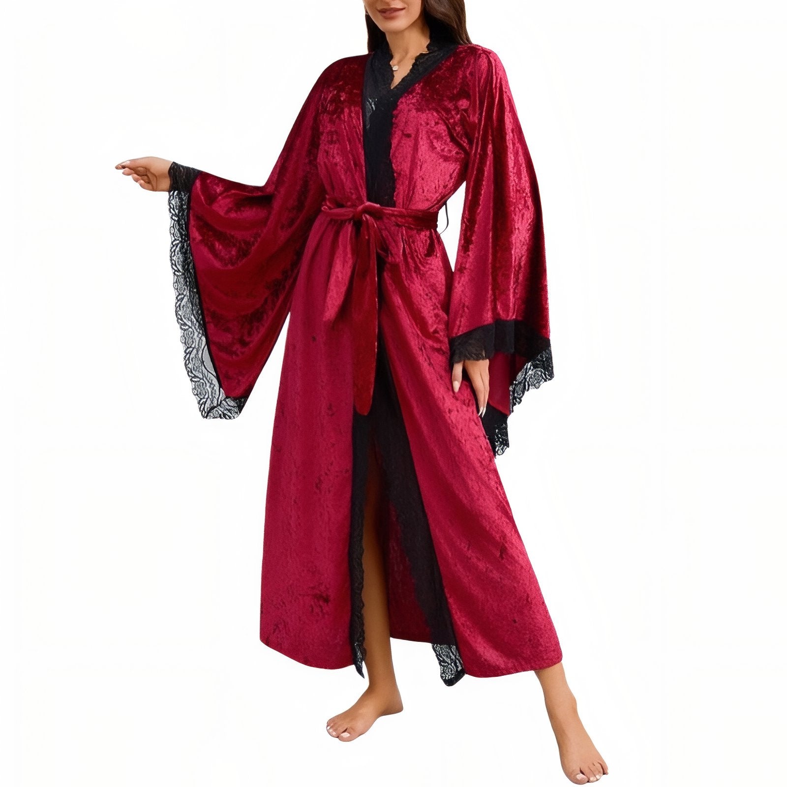 Peignoir Velours Femme Long 