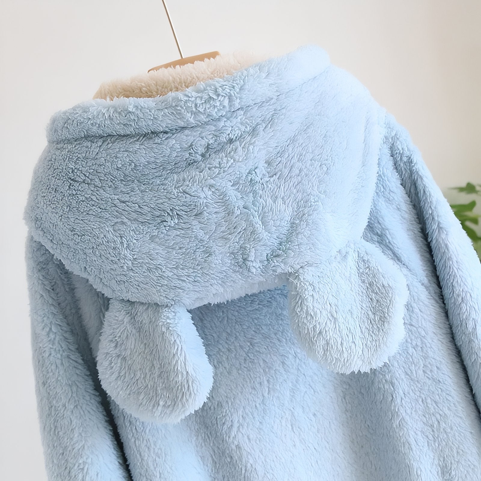 Peignoir en Polaire Femme avec Boutons 